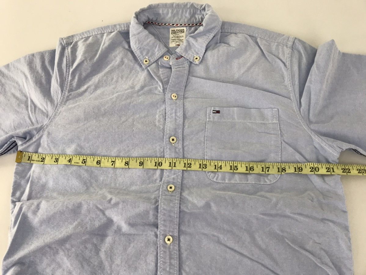 Tommy Hilfiger Tommy Hilfiger Denim Shirt Button Down Single Pocket Size US L / EU 52-54 / 3 - 9 Thumbnail