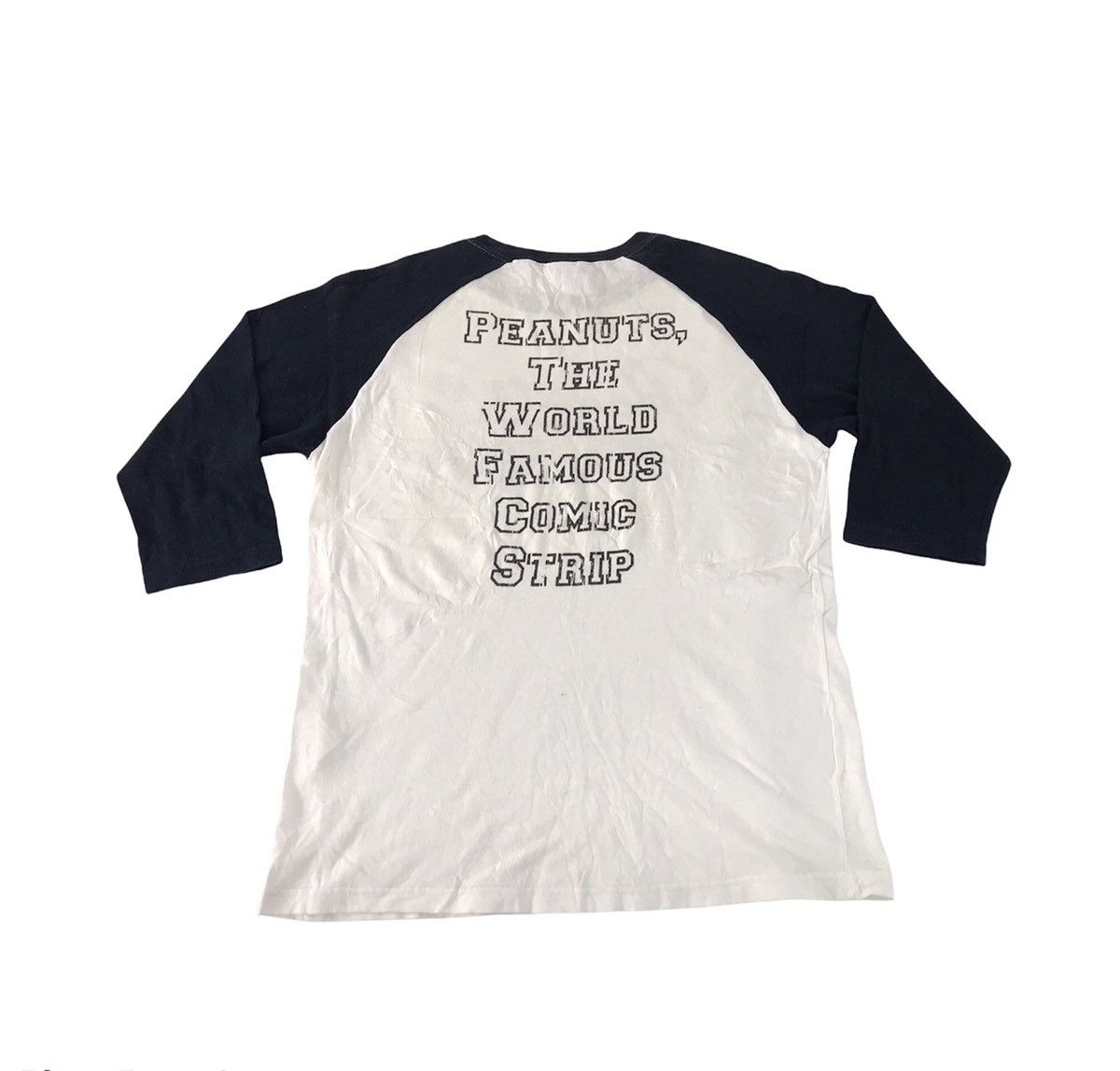 Japanese Brand Peanuts Collection 1950 Famous Comic Strip Raglan Size L / US 10 / IT 46 - 2 Thumbnail