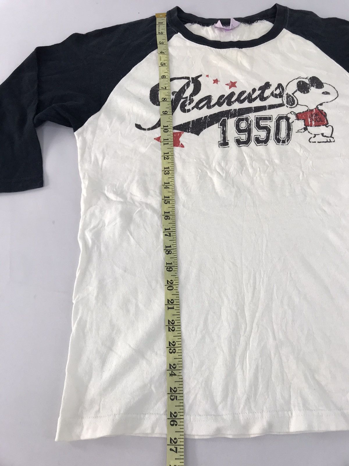 Japanese Brand Peanuts Collection 1950 Famous Comic Strip Raglan Size L / US 10 / IT 46 - 9 Thumbnail