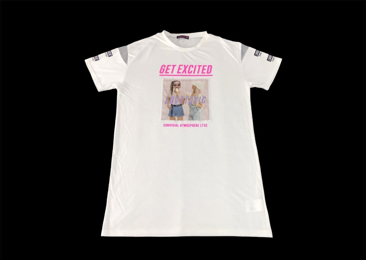 Japanese Brand Love Toxic Get Excited Box Girl Logo Tee Size M / US 6-8 / IT 42-44 - 1 Thumbnail