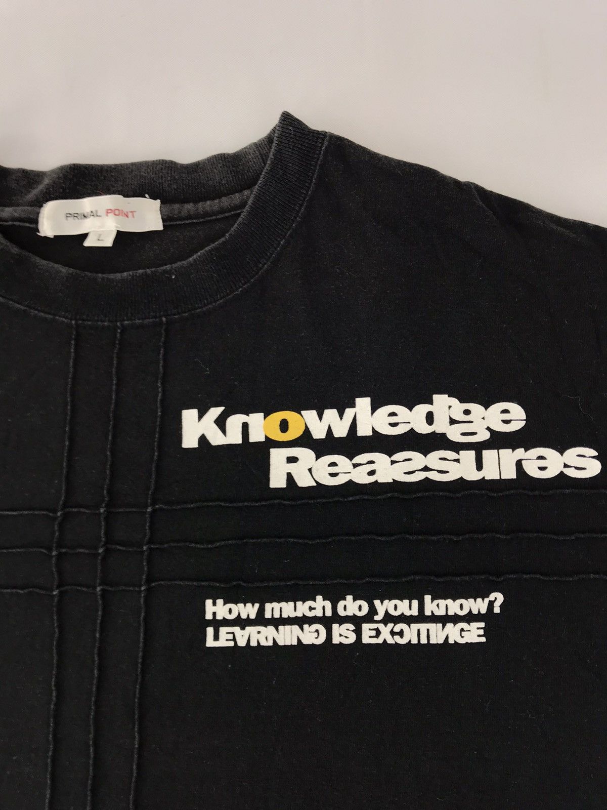 Japanese Brand Primal Point Knowledge Reasure Art Design Tee Size L / US 10 / IT 46 - 2 Thumbnail