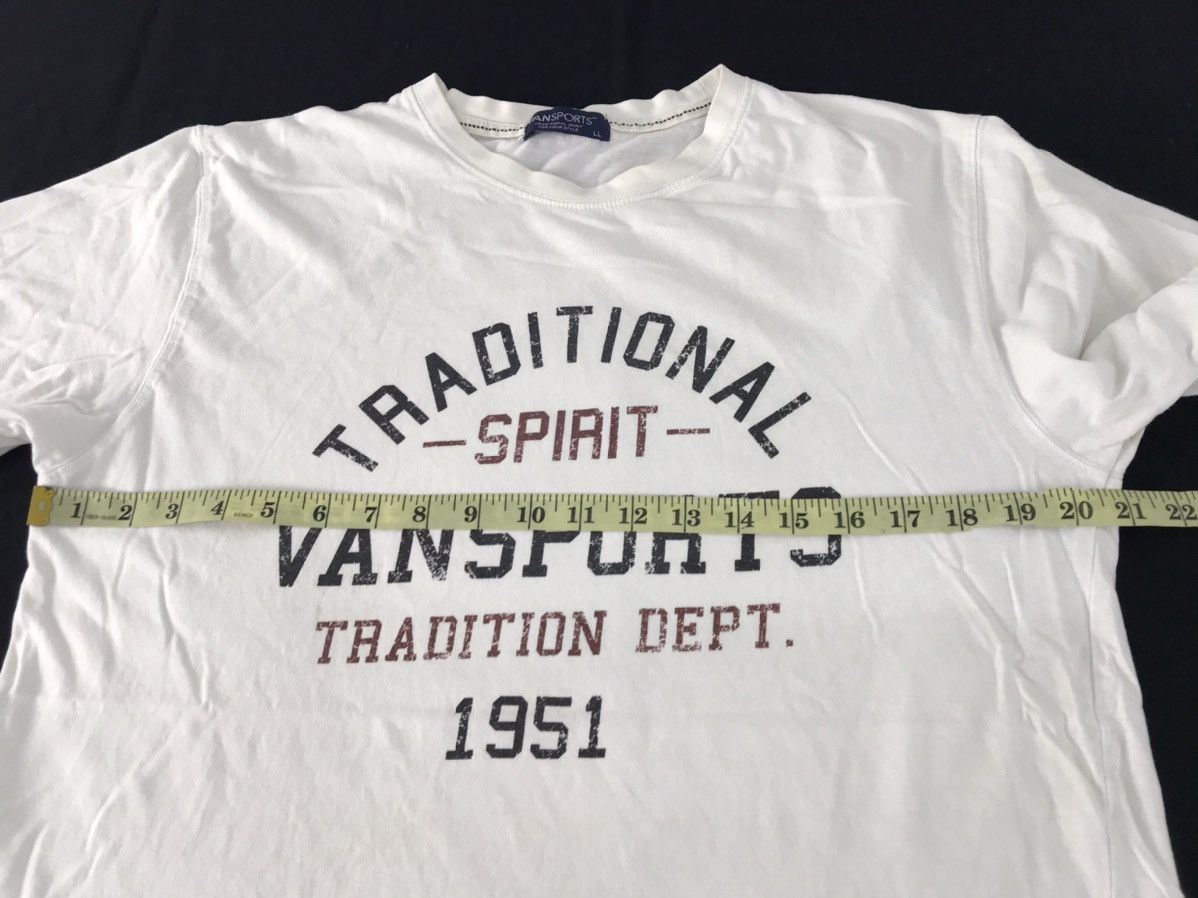 Japanese Brand Vansport Traditional Spirit 1951 Spell Out Tee Size US M / EU 48-50 / 2 - 5 Thumbnail
