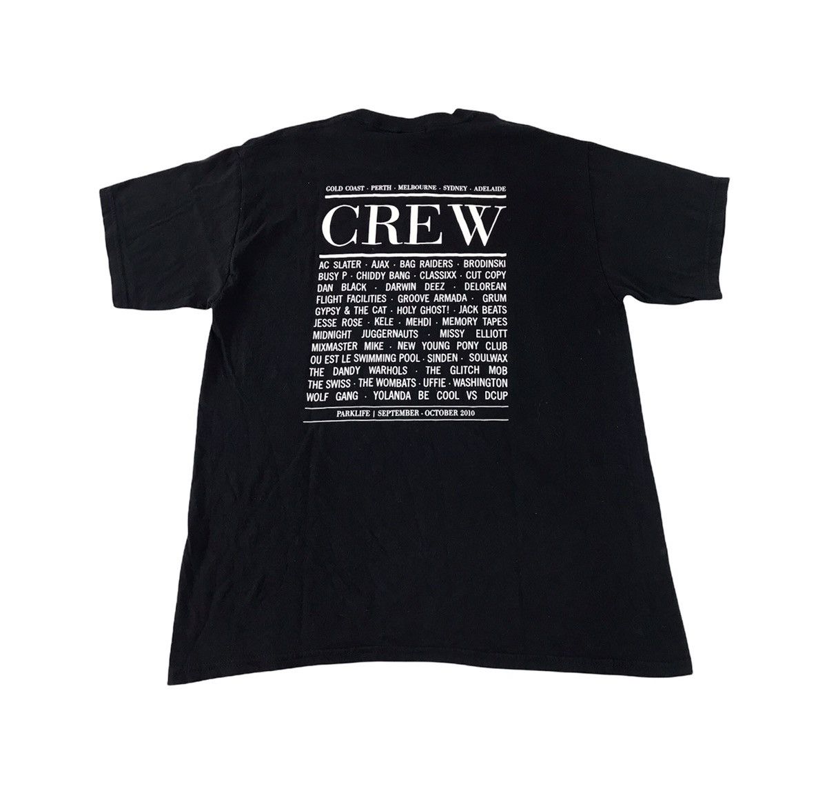 Band Tees Limited Crew Tee Blur Parklife Tour Band List Perfomed Size US L / EU 52-54 / 3 - 1 Thumbnail