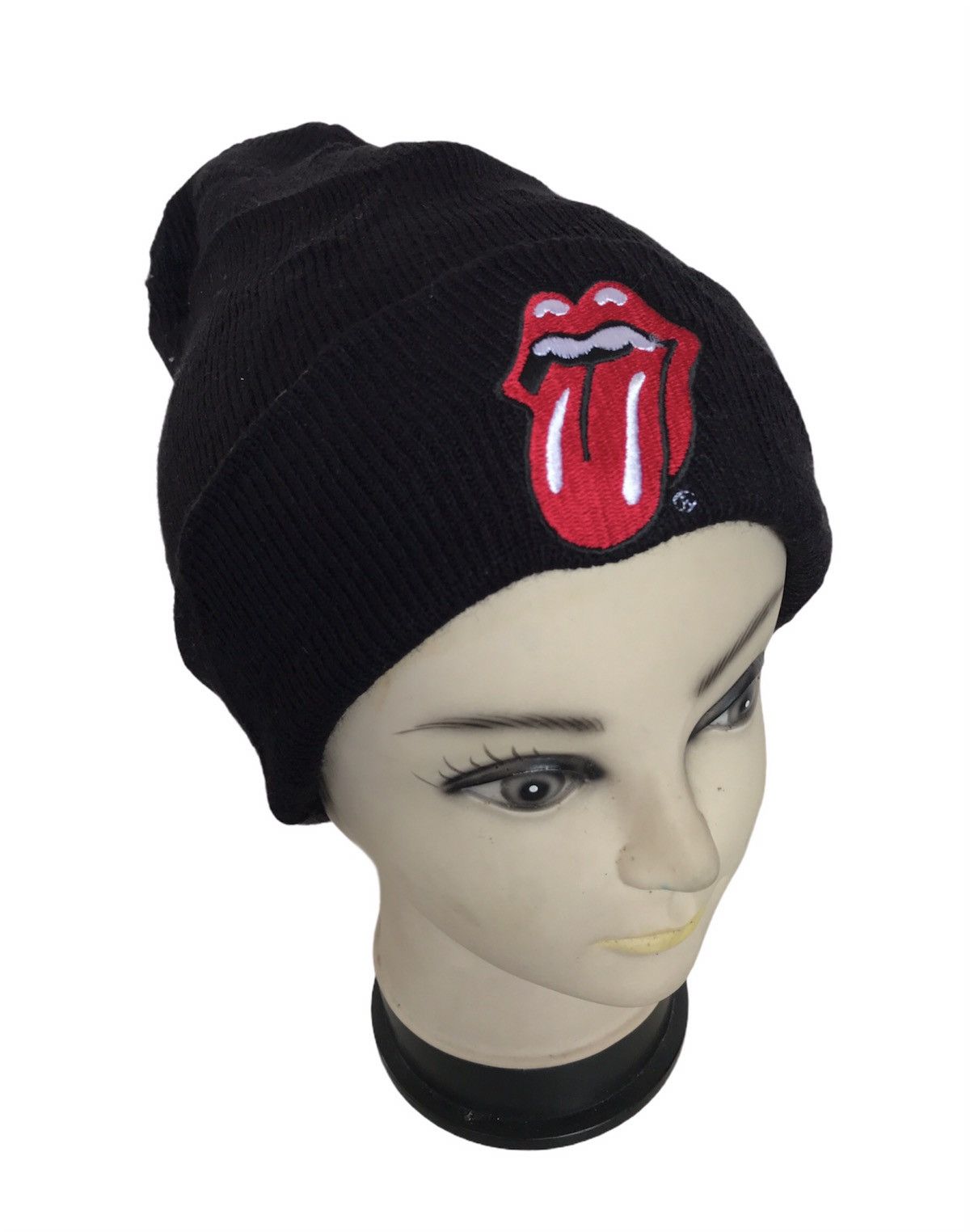 The Rolling Stones Vintage The Rolling Stones Beanie Hat Size ONE SIZE - 1 Thumbnail