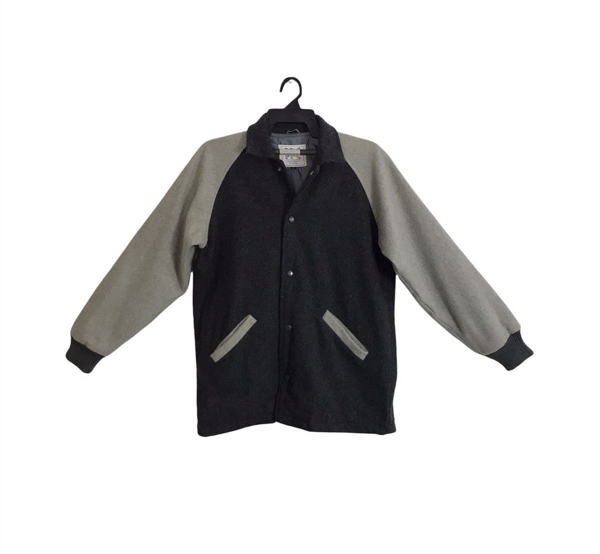 Vtg Varsity Jacket Nac Stylest Long Snap Button Design