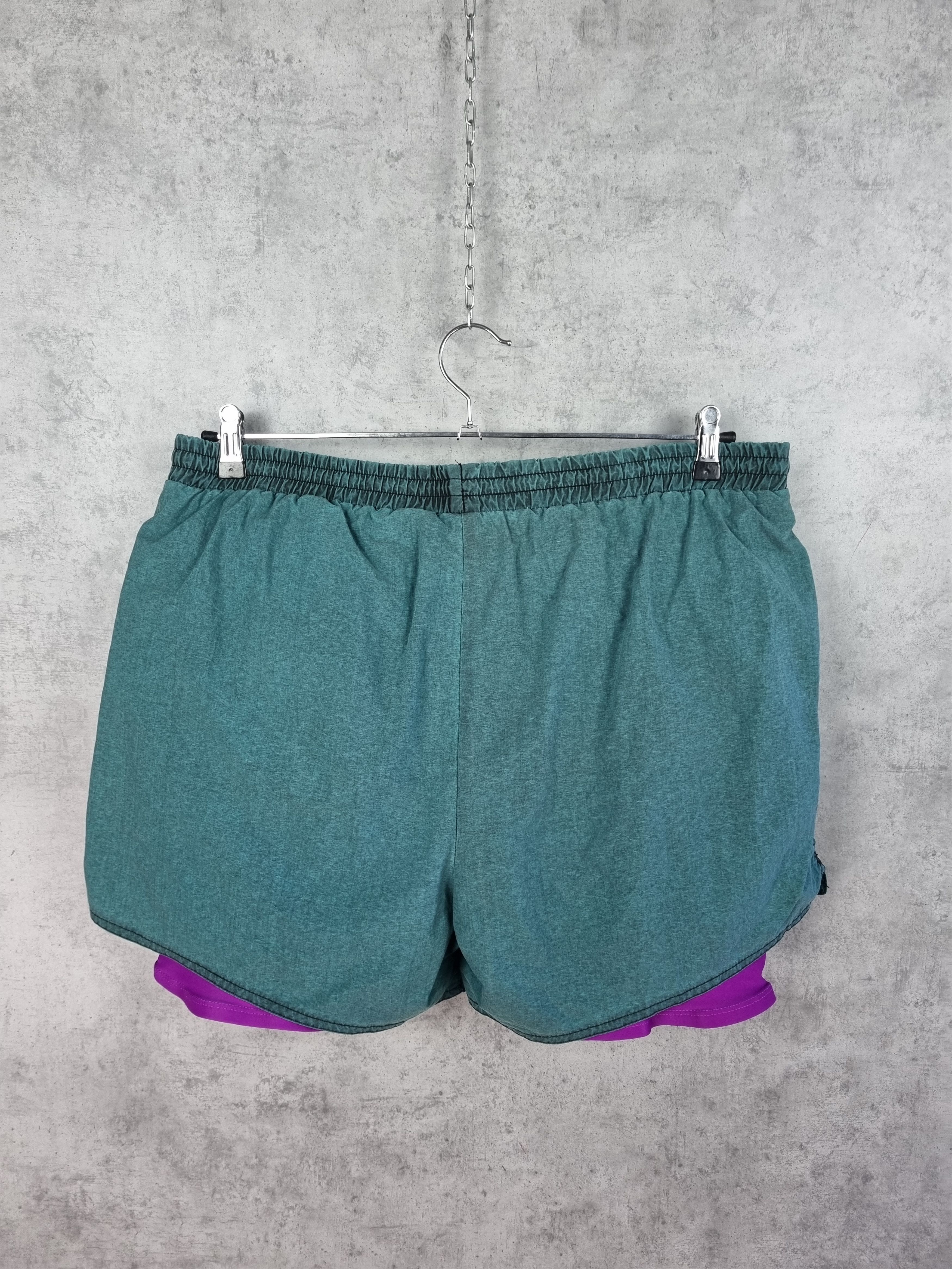 Nike × Vintage 90s NIKE Challenge Court Nylon Iconic Shorts Rare Size US 34 / EU 50 - 6 Thumbnail
