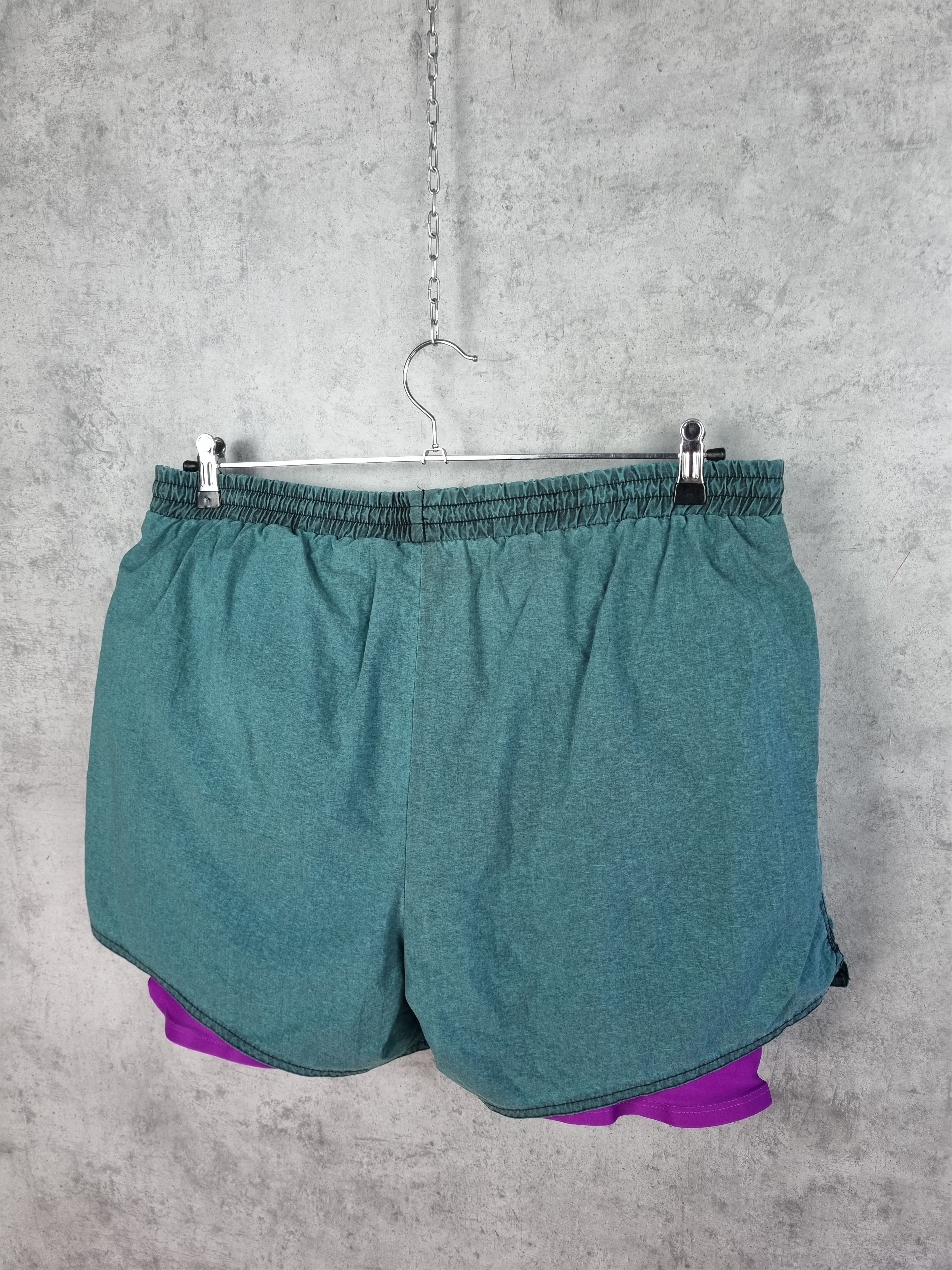 Nike × Vintage 90s NIKE Challenge Court Nylon Iconic Shorts Rare Size US 34 / EU 50 - 3 Thumbnail