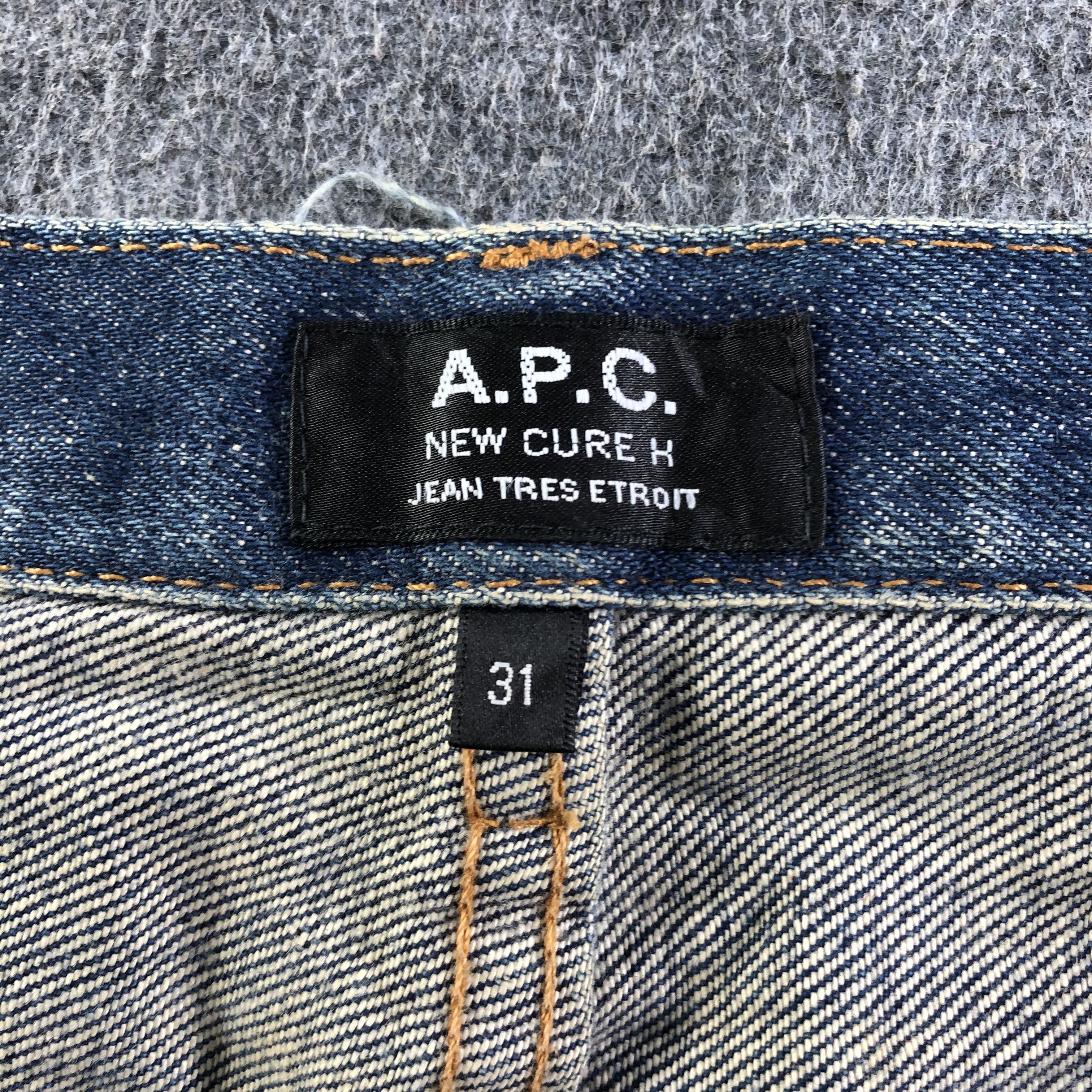 A.P.C. × Vintage Vintage Blue Wash A.P.C. Jeans-J3950 Size US 33 - 9 Thumbnail