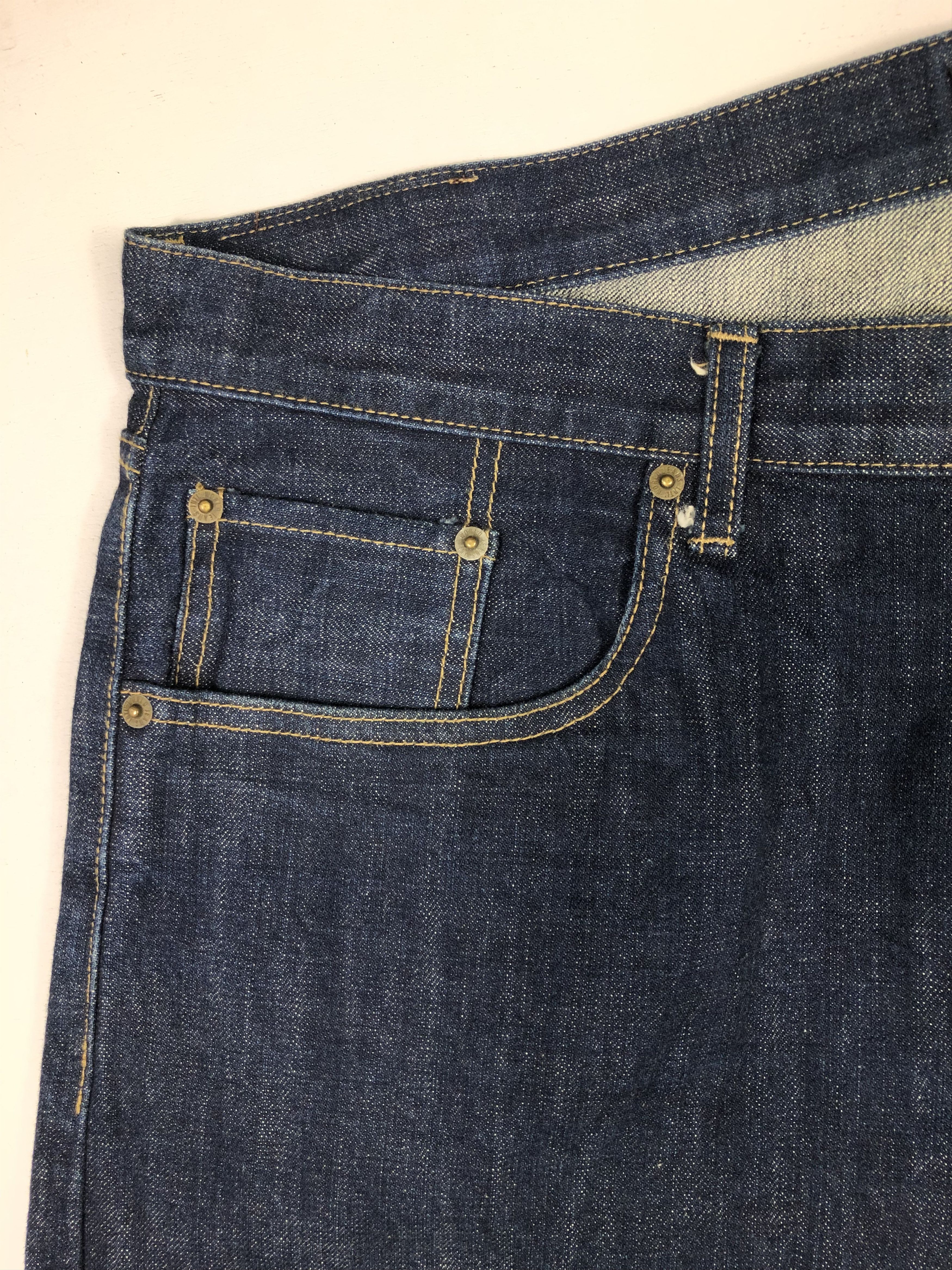 Japanese Brand RARE🔥VINTAGE ZEN KYODEN DRAGON ISLAND PRINT BLUE DENIM Size US 40 / EU 56 - 7 Thumbnail