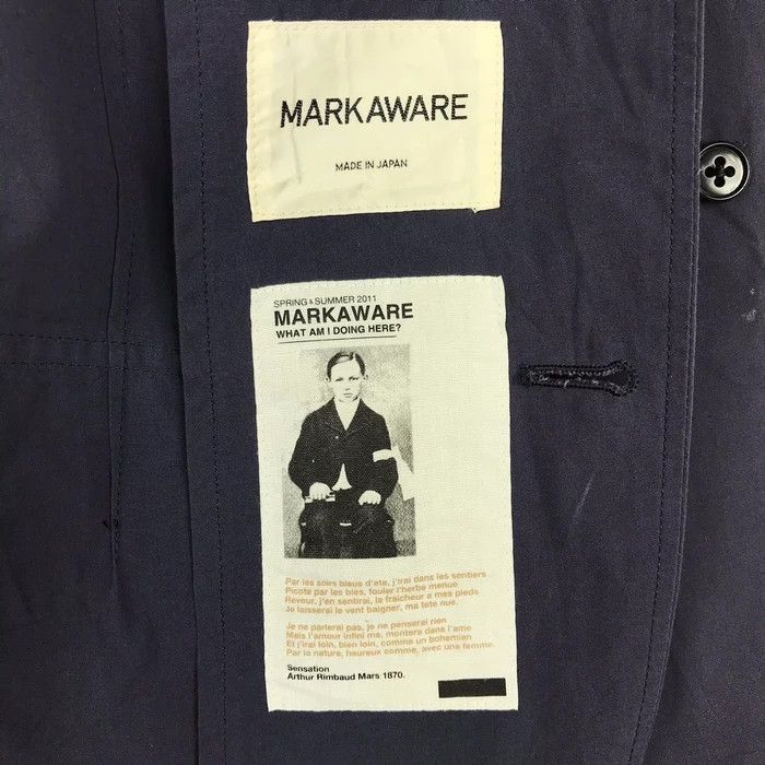 Markaware Vintage MARKAWARE Spring Summer 2011 Blue Light Jacket Size US S / EU 44-46 / 1 - 3 Thumbnail