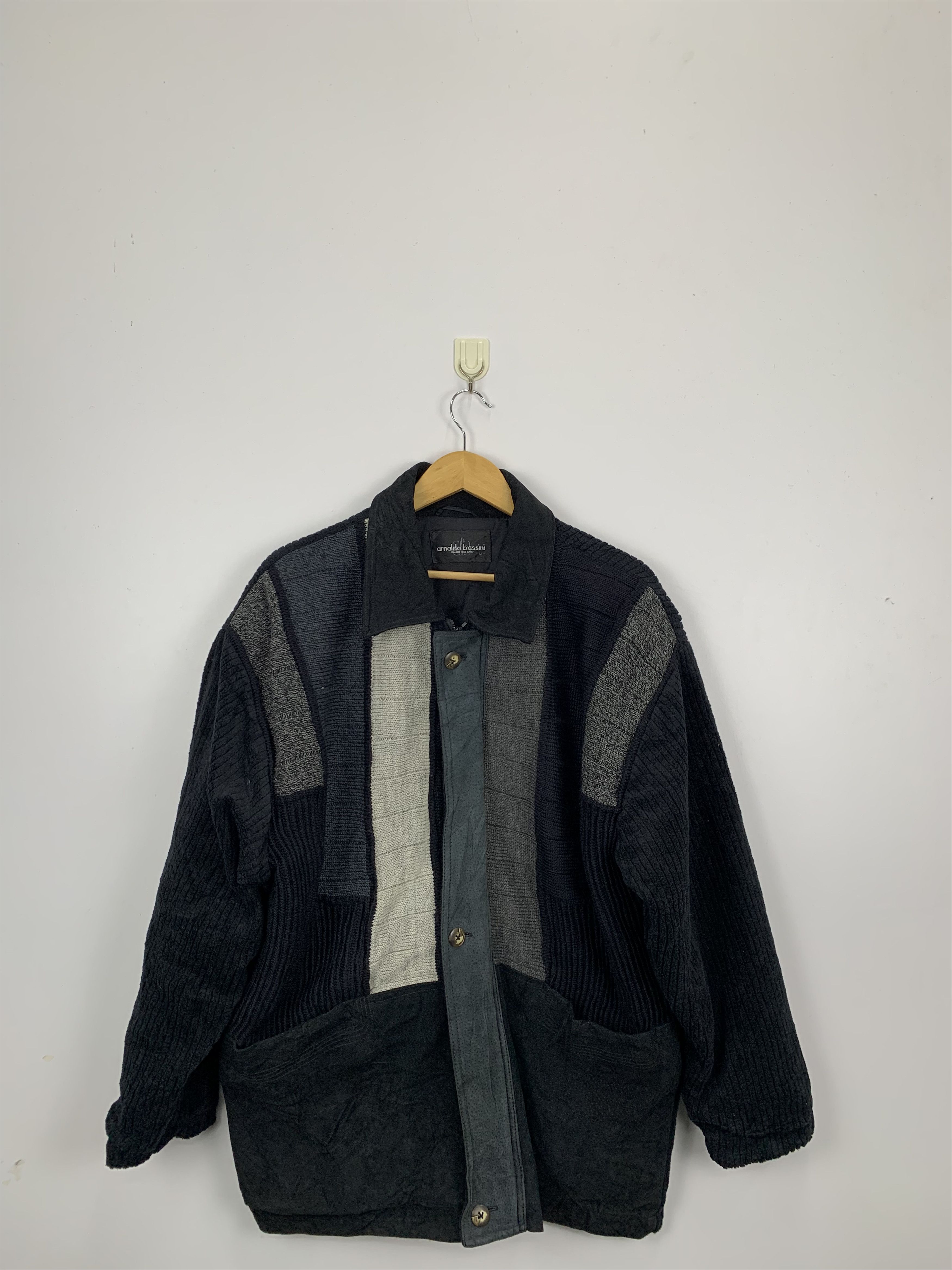 Vintage Vintage 90s Arnaldo Bassini Wool Varsity Jacket | Grailed