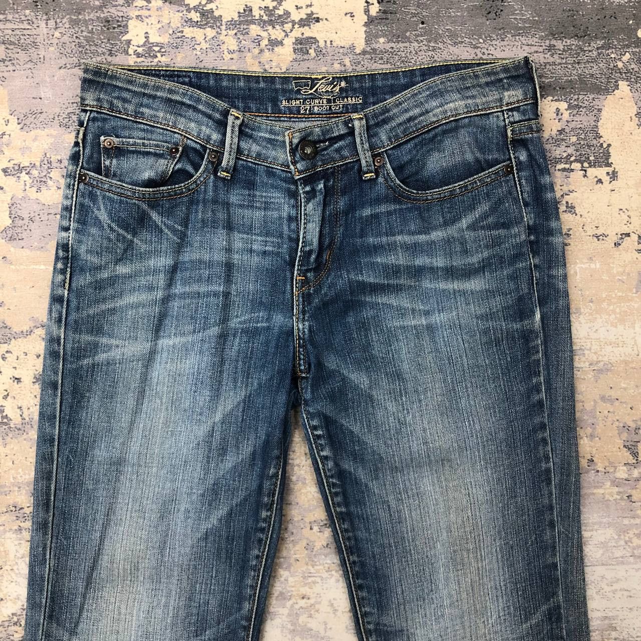 Levi's P270 LEVI'S FLARED SLIGHT CURVE CLASSIC JEANS Size 31" - 3 Thumbnail