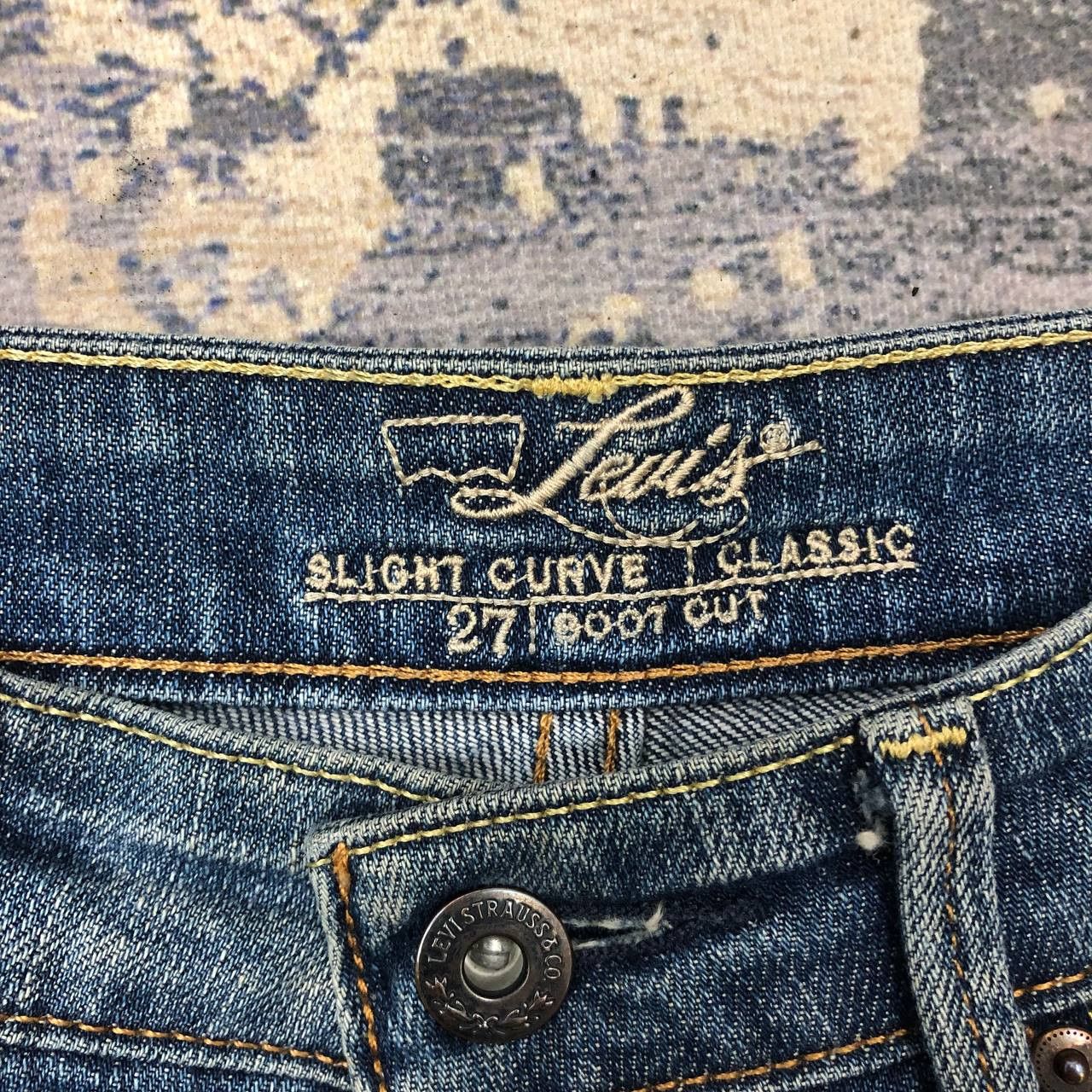 Levi's P270 LEVI'S FLARED SLIGHT CURVE CLASSIC JEANS Size 31" - 6 Thumbnail