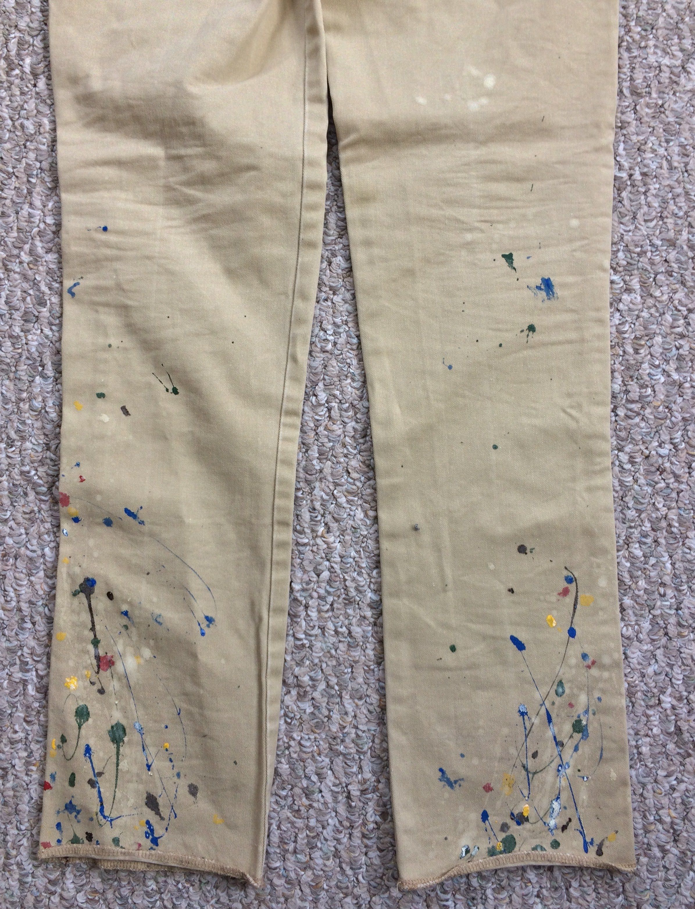 Number (N)ine FW08 Number (N)ine Painted Pants Size US 26 / EU 42 - 8 Thumbnail