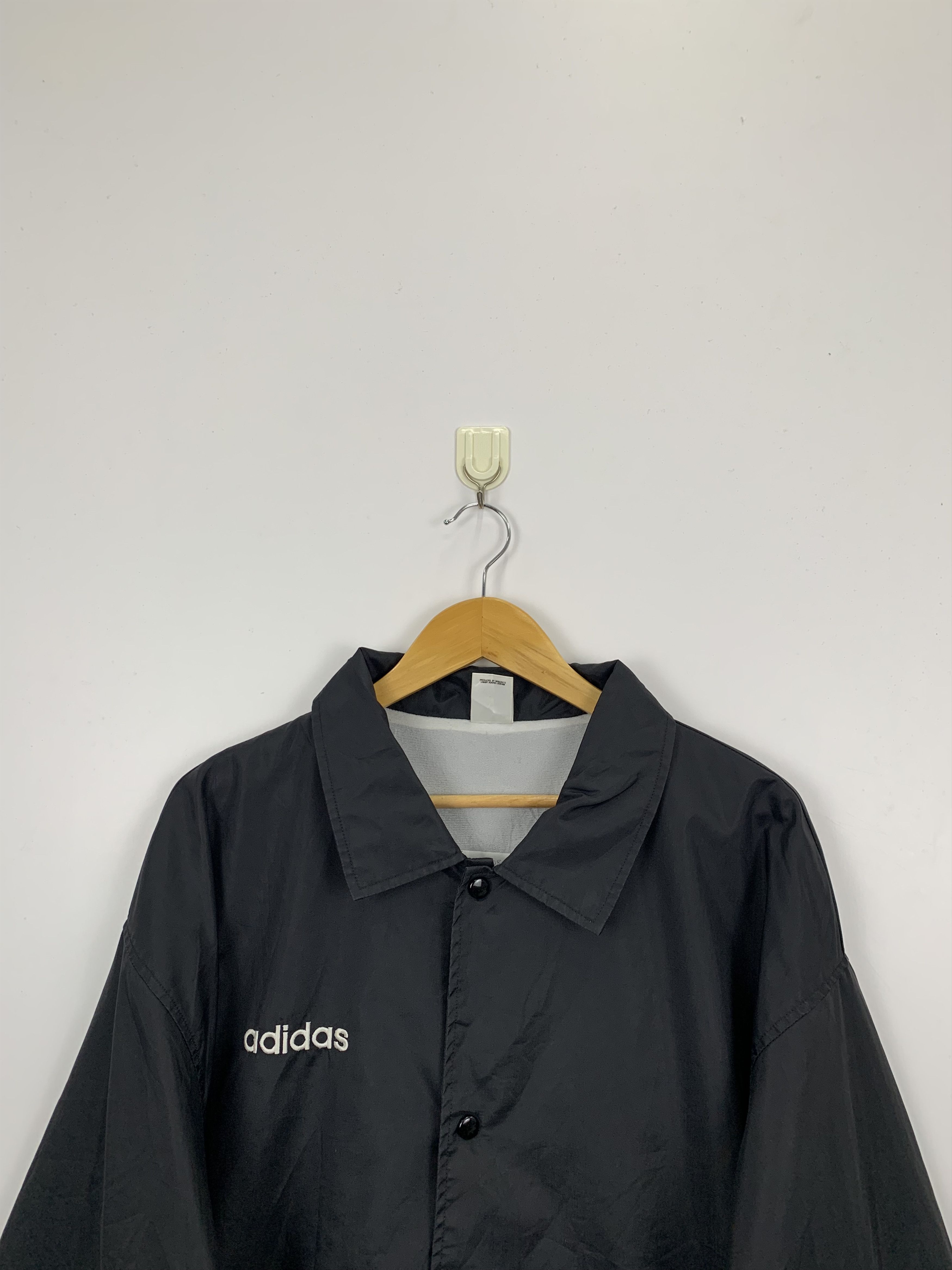 Adidas × Vintage Vintage Adidas Bomber Button Up Light Jacket Size US L / EU 52-54 / 3 - 2 Thumbnail