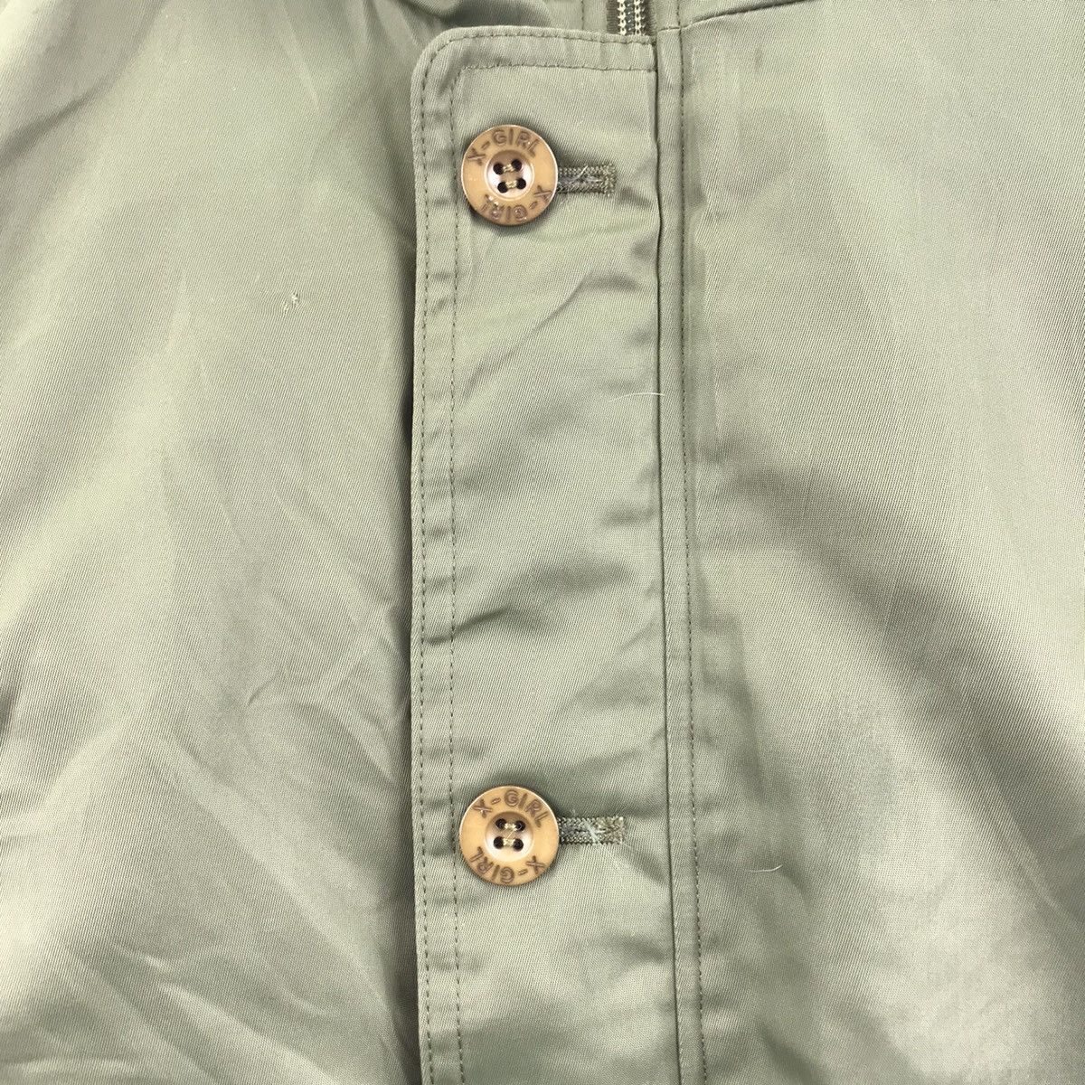 Japanese Brand X-GIRL Skateboard Brand Thinsulate Wool Parka Jacket Size US M / EU 48-50 / 2 - 3 Thumbnail