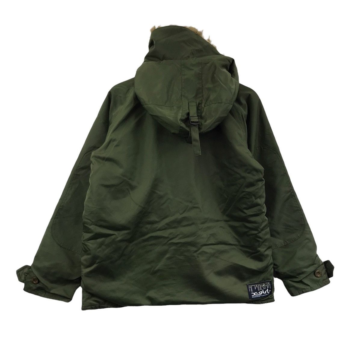 Japanese Brand X-GIRL Skateboard Brand Thinsulate Wool Parka Jacket Size US M / EU 48-50 / 2 - 8 Thumbnail