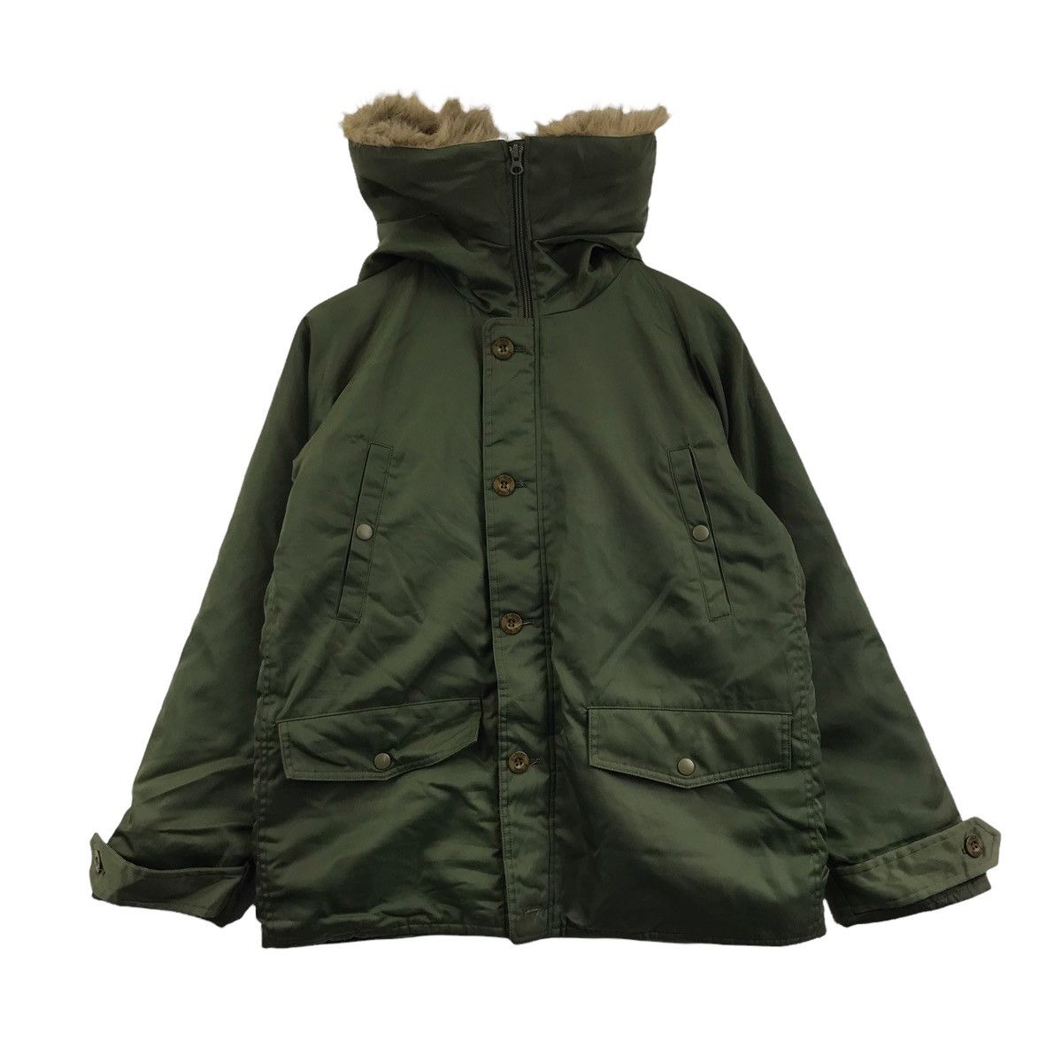 Japanese Brand X-GIRL Skateboard Brand Thinsulate Wool Parka Jacket Size US M / EU 48-50 / 2 - 1 Thumbnail