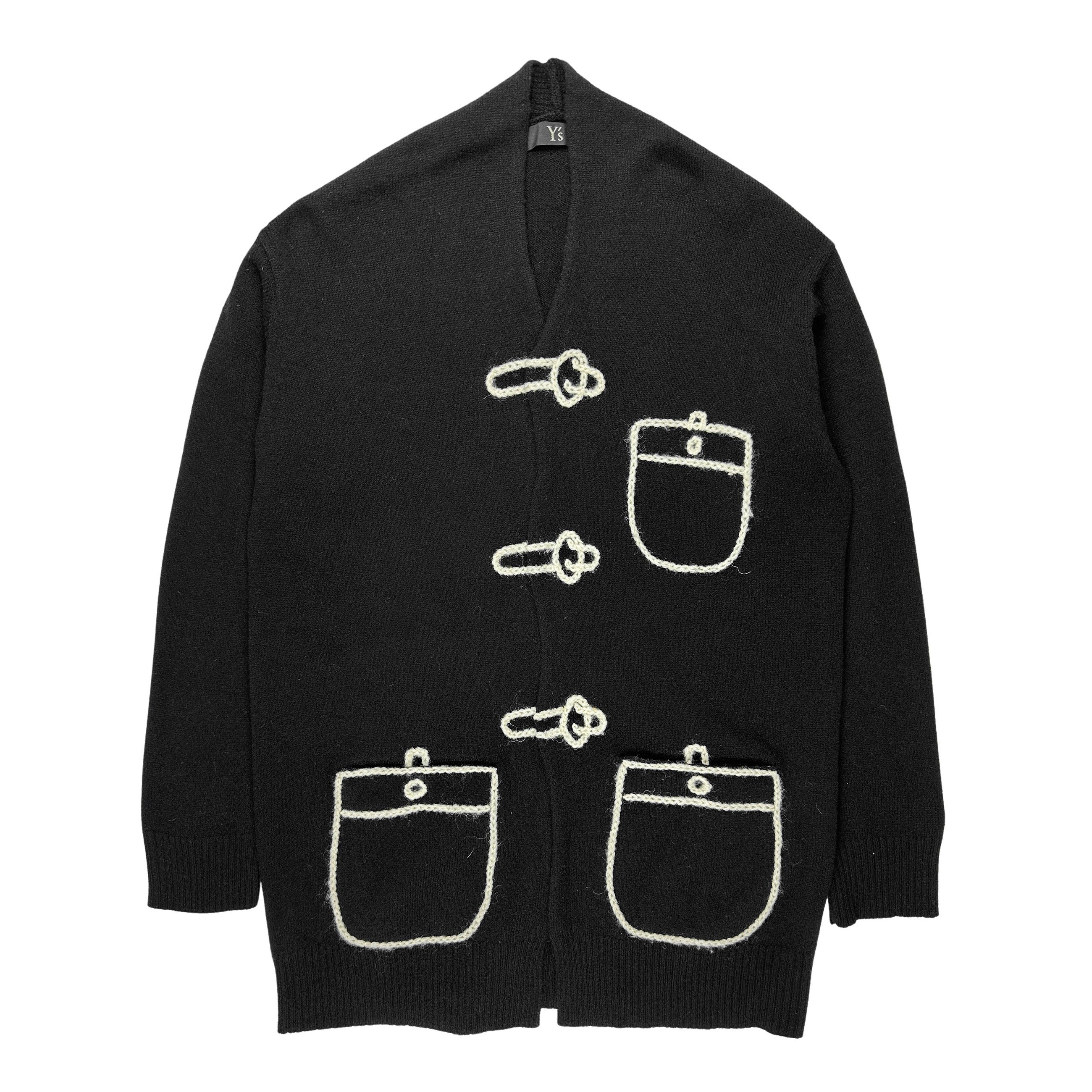 YOHJI YAMAMOTO Alpaca wool cardy