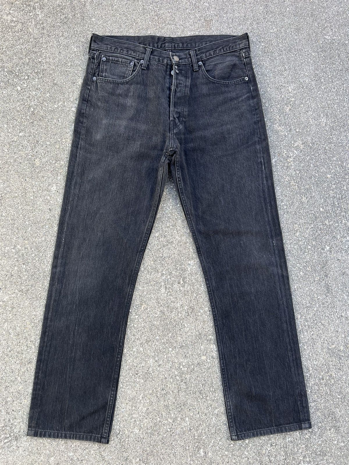 Lucien Pellat Finet LPF Faded Black DenimSkull ? Marijuana Jeans 