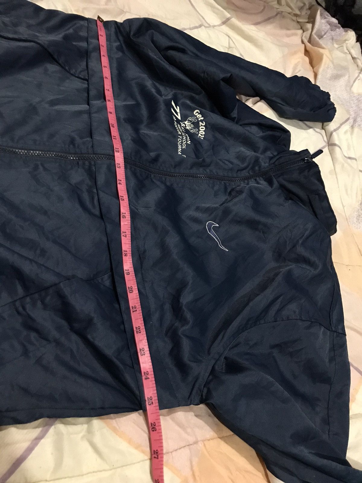 Vintage Vintage Nike swoosh sport zipper jacket Size US L / EU 52-54 / 3 - 7 Thumbnail