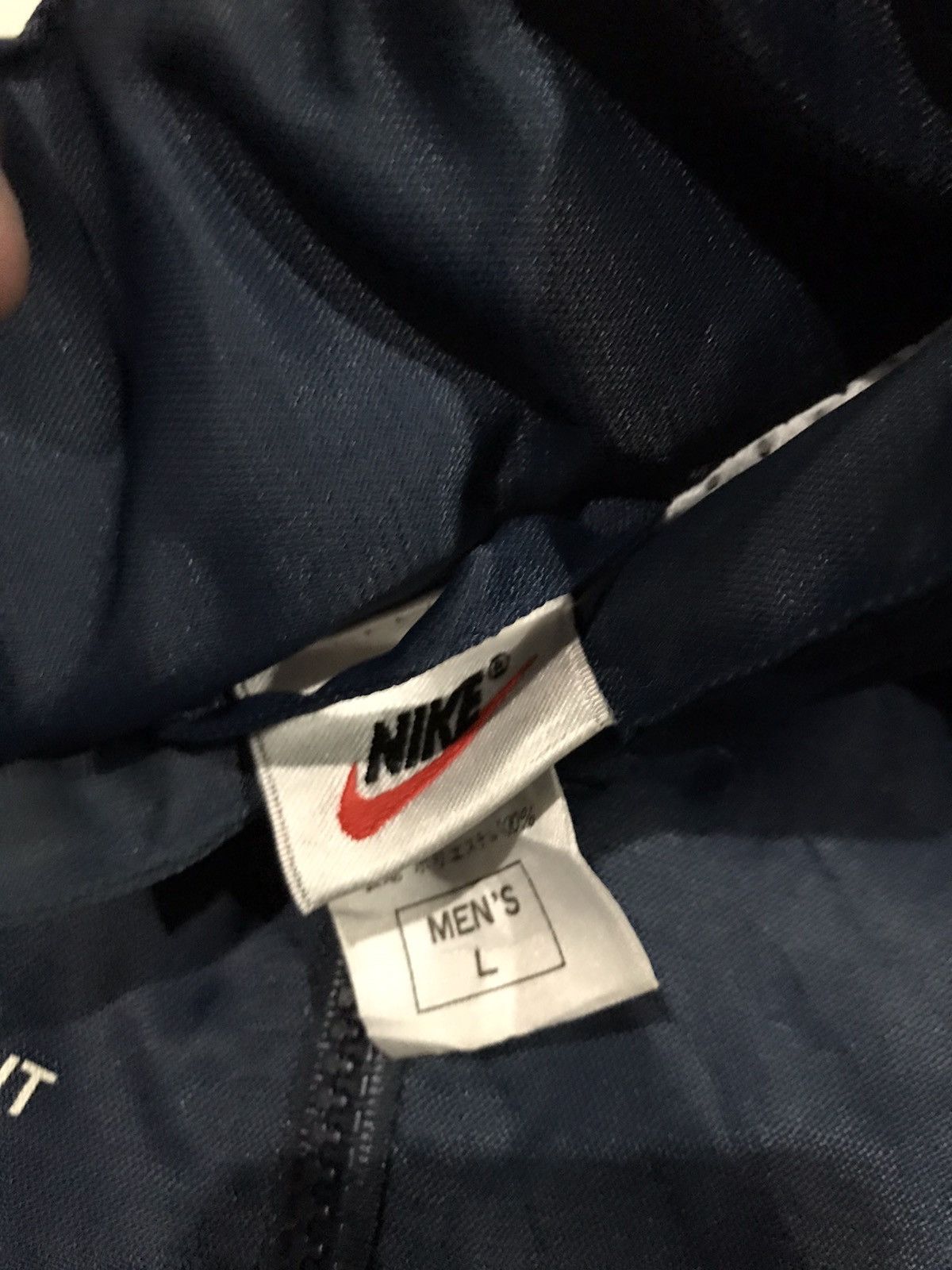 Vintage Vintage Nike swoosh sport zipper jacket Size US L / EU 52-54 / 3 - 3 Thumbnail