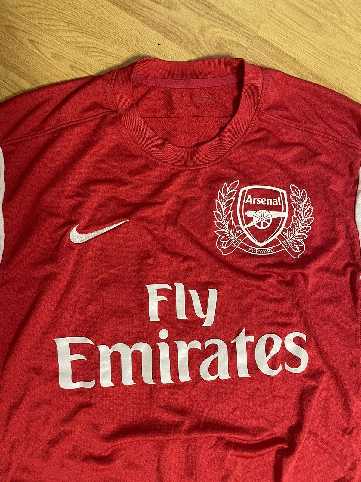 Nike ARSENAL NIKE 125TH ANNIVERSARY 2011/2012 HOME JERSEY Keddy Size US L / EU 52-54 / 3 - 7 Thumbnail