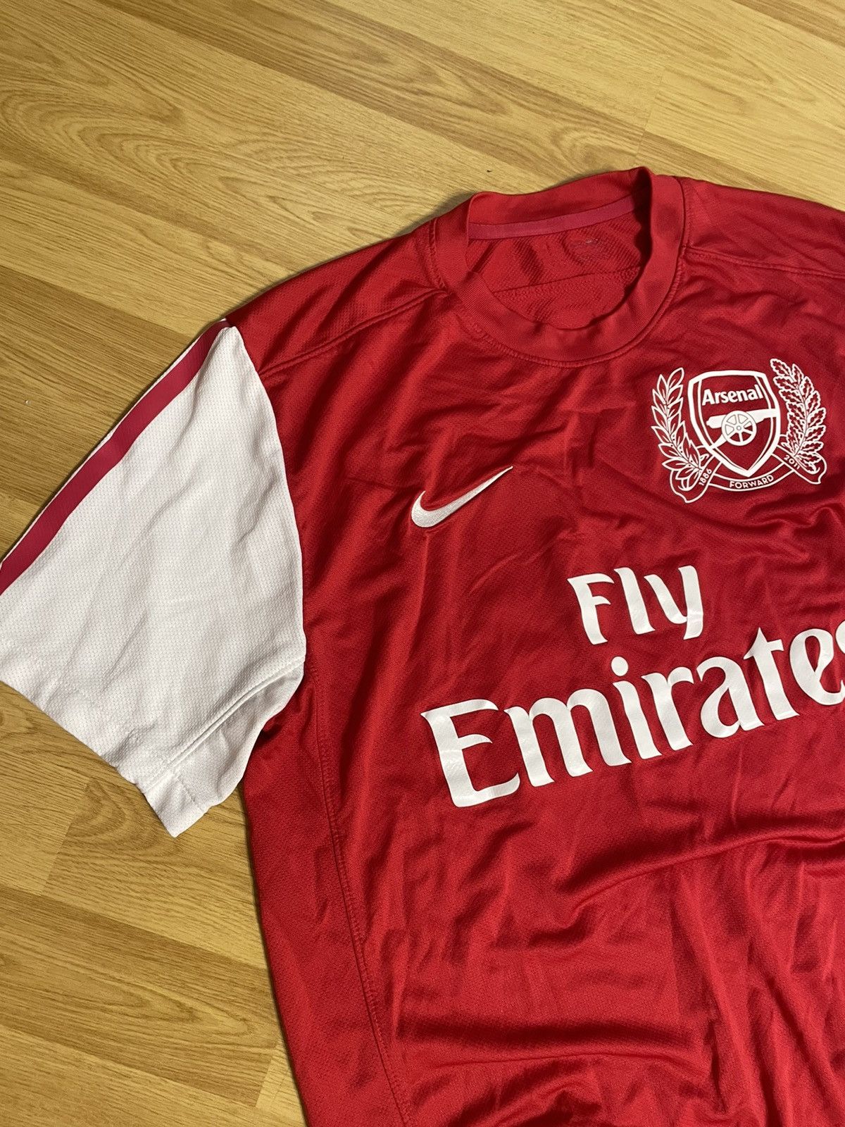 Nike ARSENAL NIKE 125TH ANNIVERSARY 2011/2012 HOME JERSEY Keddy Size US L / EU 52-54 / 3 - 5 Thumbnail