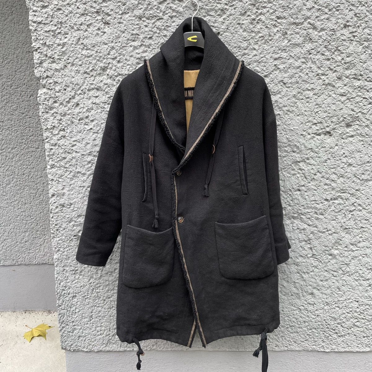 image of Uma Wang Heavy Coat Jacket Ludovico F/w16 Avantgarde in Black, Men's (Size Large)