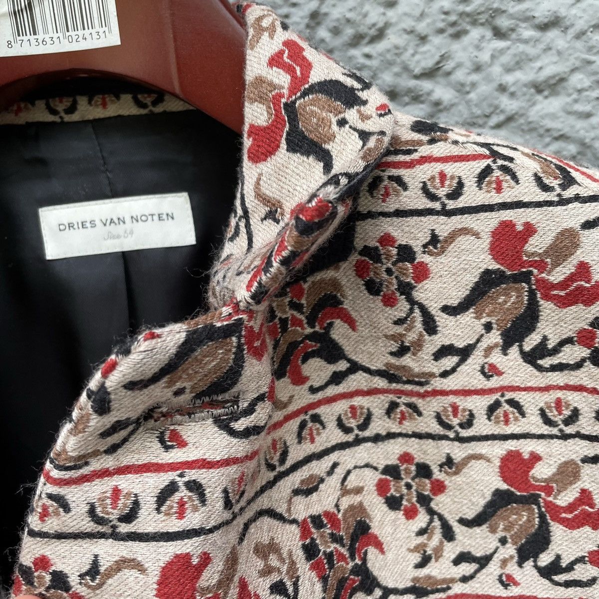 Dries Van Noten Dries van Noten Heavy Blazer Floral Pattern F/W13 runway Size 50R - 10 Thumbnail