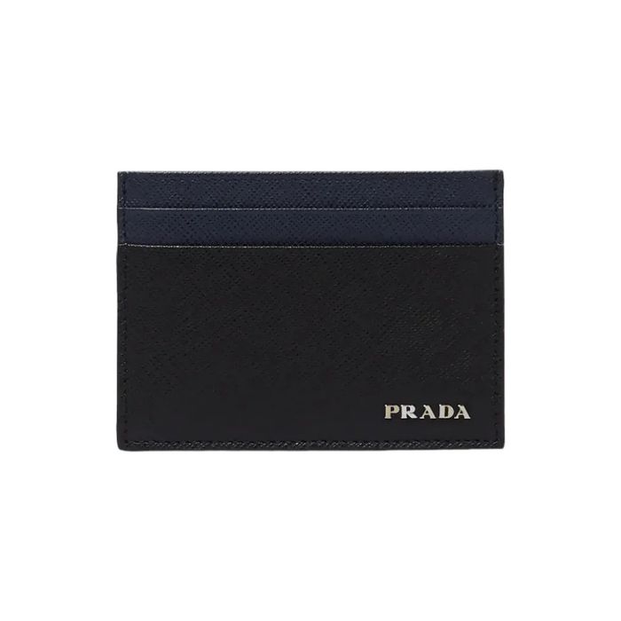 Prada Prada Logoed Saffiano Leather Card Holder | Grailed