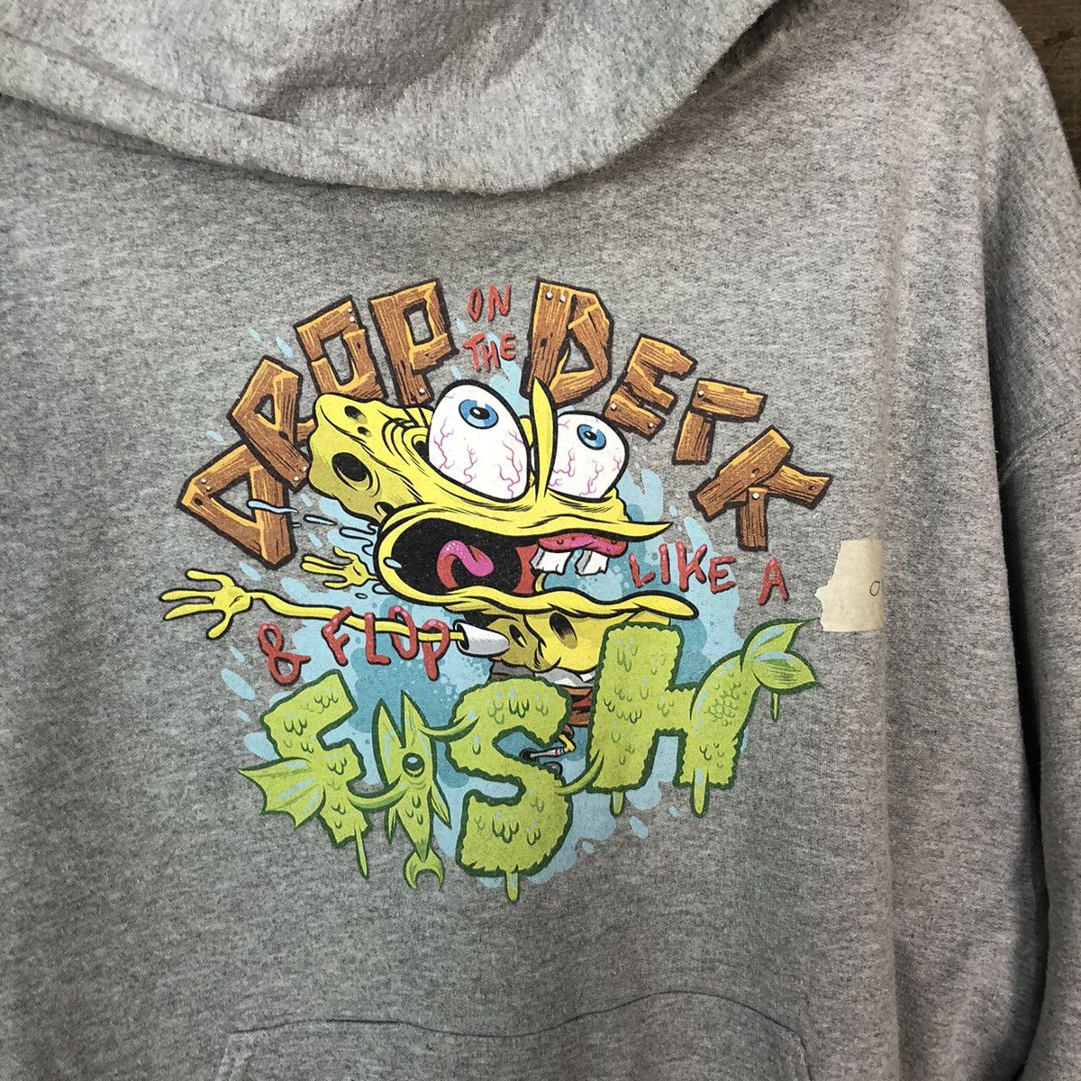 Cartoon Network Nickelodeon Grey Hoodie sweatshirt #010B Size US XL / EU 56 / 4 - 6 Thumbnail