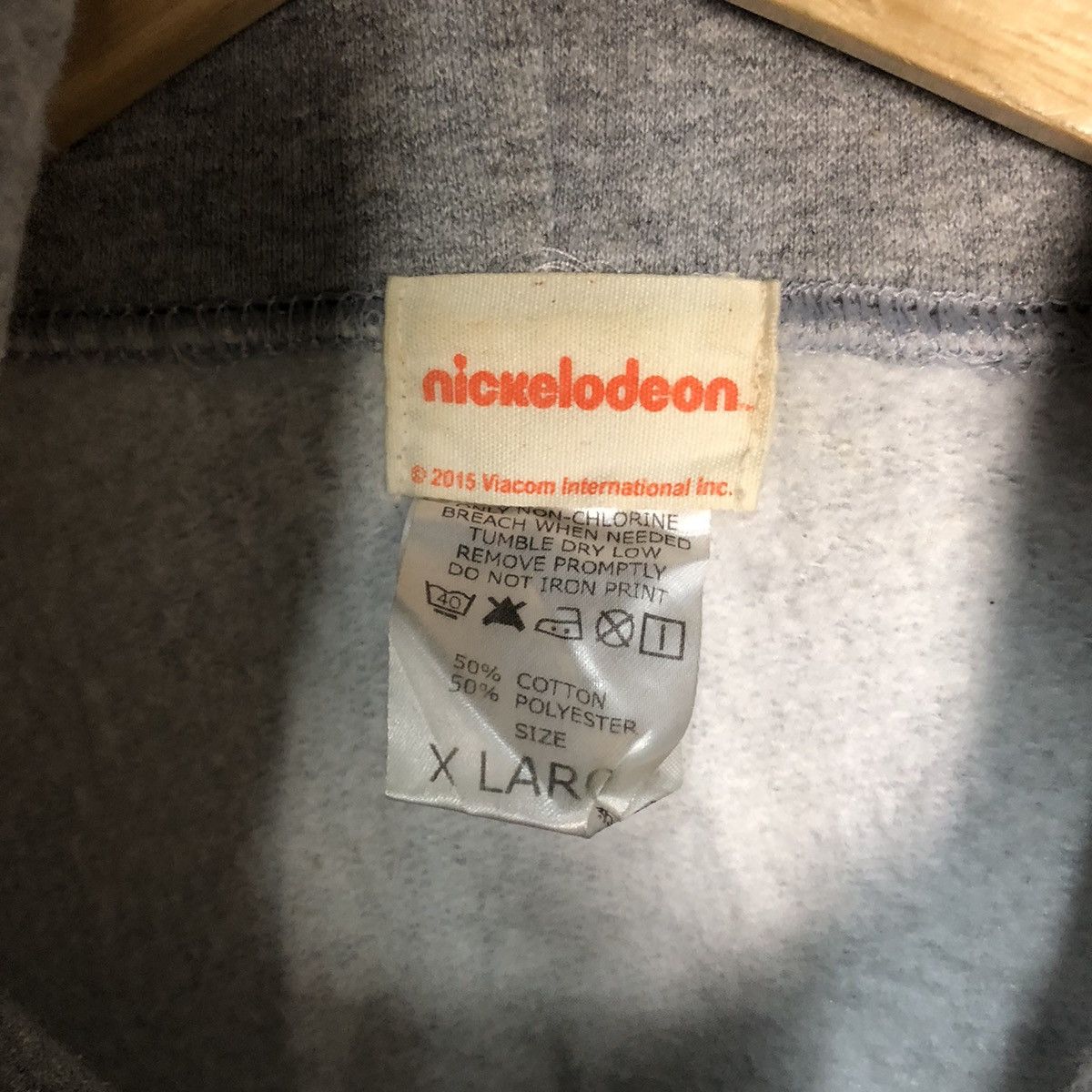 Cartoon Network Nickelodeon Grey Hoodie sweatshirt #010B Size US XL / EU 56 / 4 - 7 Thumbnail