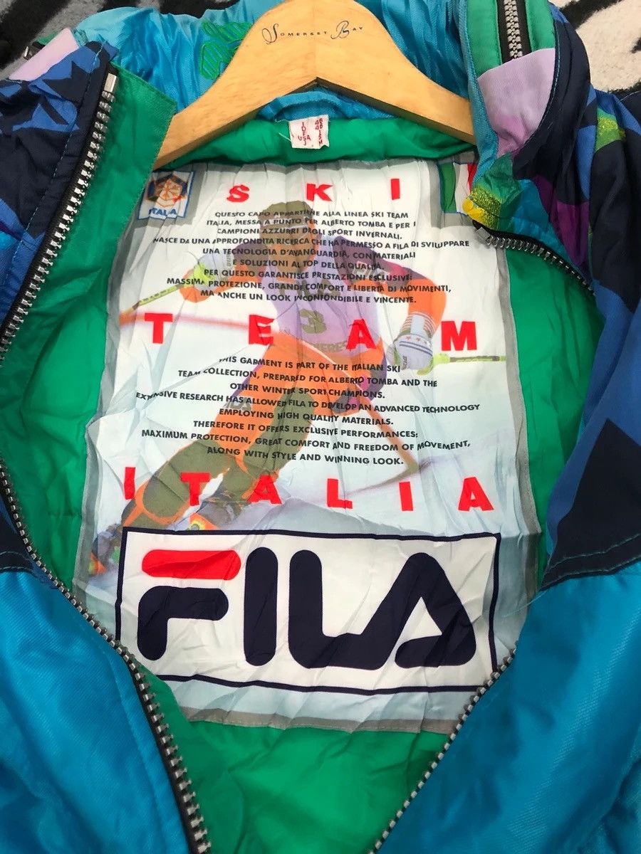 Fila Vintage Fila Winter Jacket Free Gift Fila Cap Size US L / EU 52-54 / 3 - 10 Thumbnail