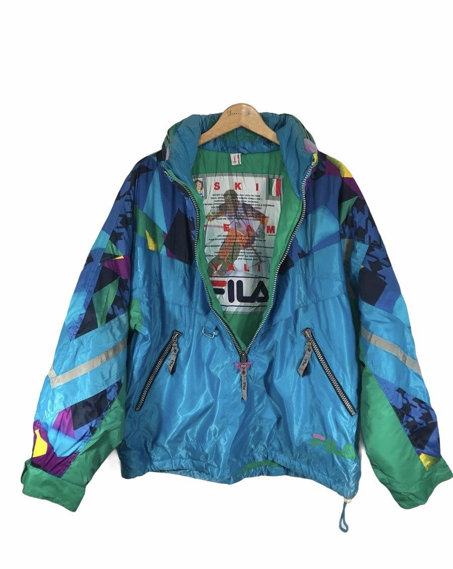 Fila Vintage Fila Winter Jacket Free Gift Fila Cap Size US L / EU 52-54 / 3 - 1 Thumbnail