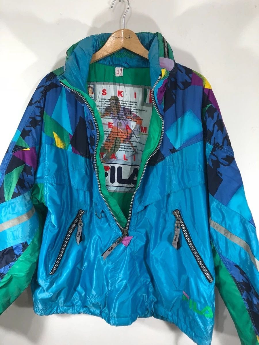Fila Vintage Fila Winter Jacket Free Gift Fila Cap Size US L / EU 52-54 / 3 - 8 Thumbnail