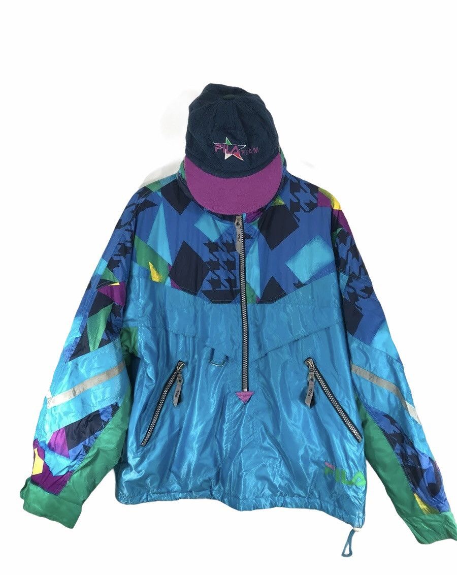 Fila Vintage Fila Winter Jacket Free Gift Fila Cap Size US L / EU 52-54 / 3 - 2 Thumbnail