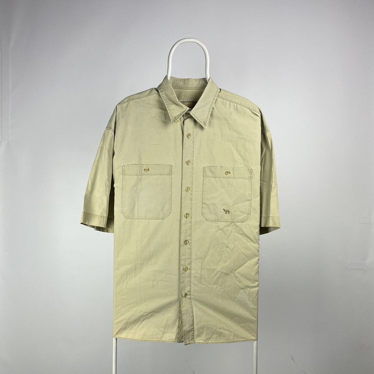Camel Camel shirt vintage 90s short sleeve size XLARGE Size US XL / EU 56 / 4 - 1 Thumbnail