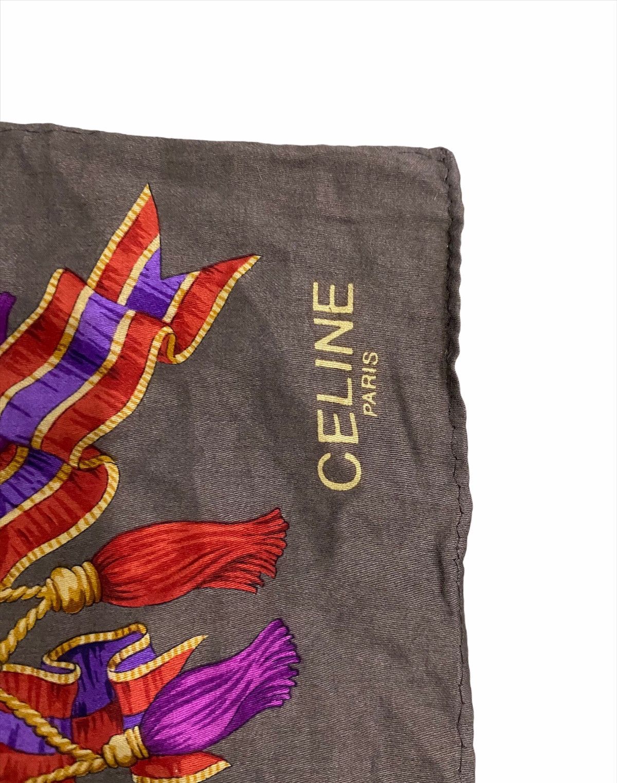 Celine Celine silk scarf handkerchief Size ONE SIZE - 3 Thumbnail