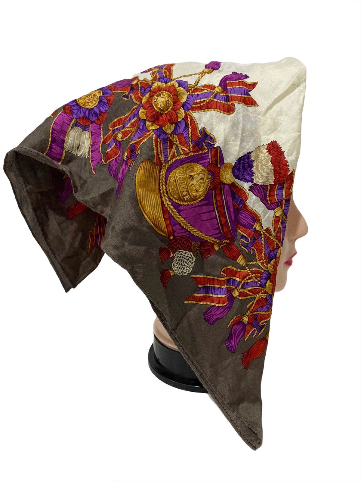 Celine Celine silk scarf handkerchief Size ONE SIZE - 1 Thumbnail
