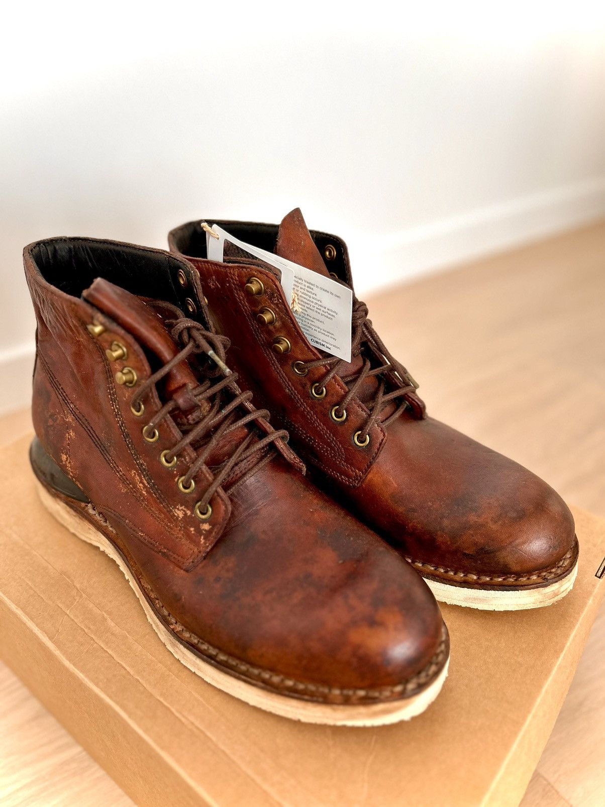 Visvim Visvim ICT Virgil Boots Mud Natural Dye | Grailed