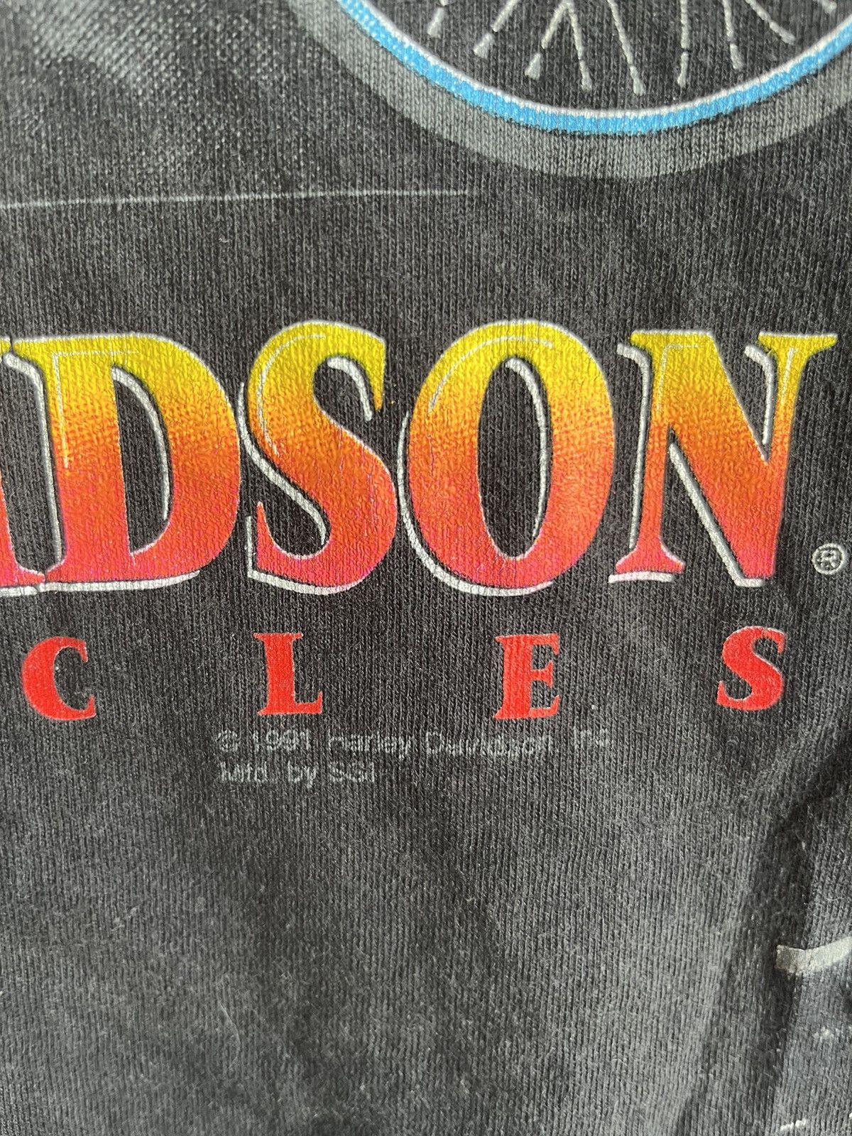 Harley Davidson × Vintage Vintage 80s Harley Davidson Fire and steel ft80 Size US XL / EU 56 / 4 - 3 Thumbnail