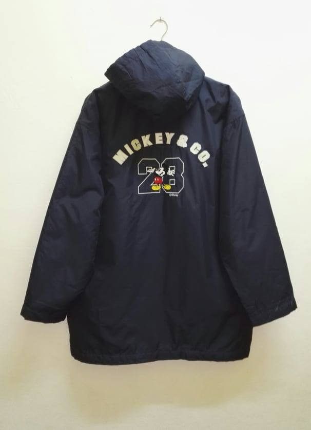 Disney Vintage 90s Mickey Mouse Hoodie Long Jacket winter Size US M / EU 48-50 / 2 - 1 Thumbnail
