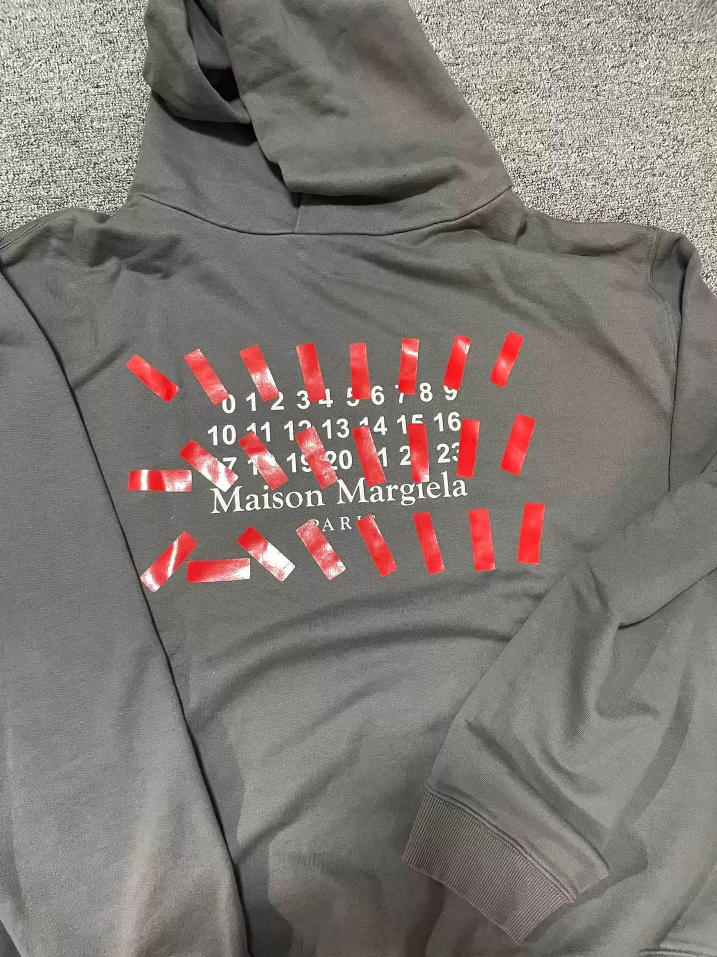 Maison Margiela Maison Margiela graphite gray hoodie Size US M / EU 48-50 / 2 - 1 Thumbnail