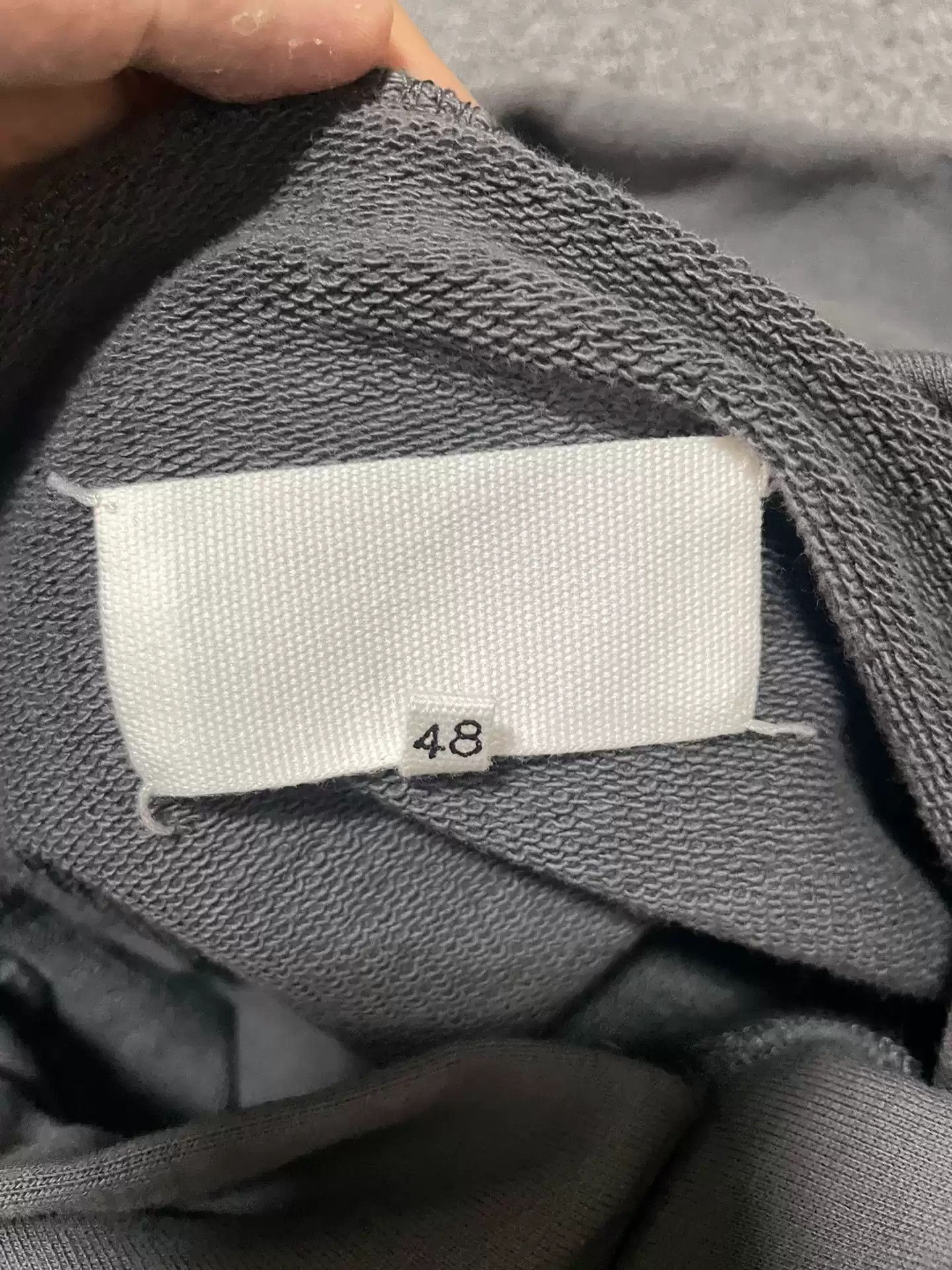 Maison Margiela Maison Margiela graphite gray hoodie Size US M / EU 48-50 / 2 - 2 Thumbnail