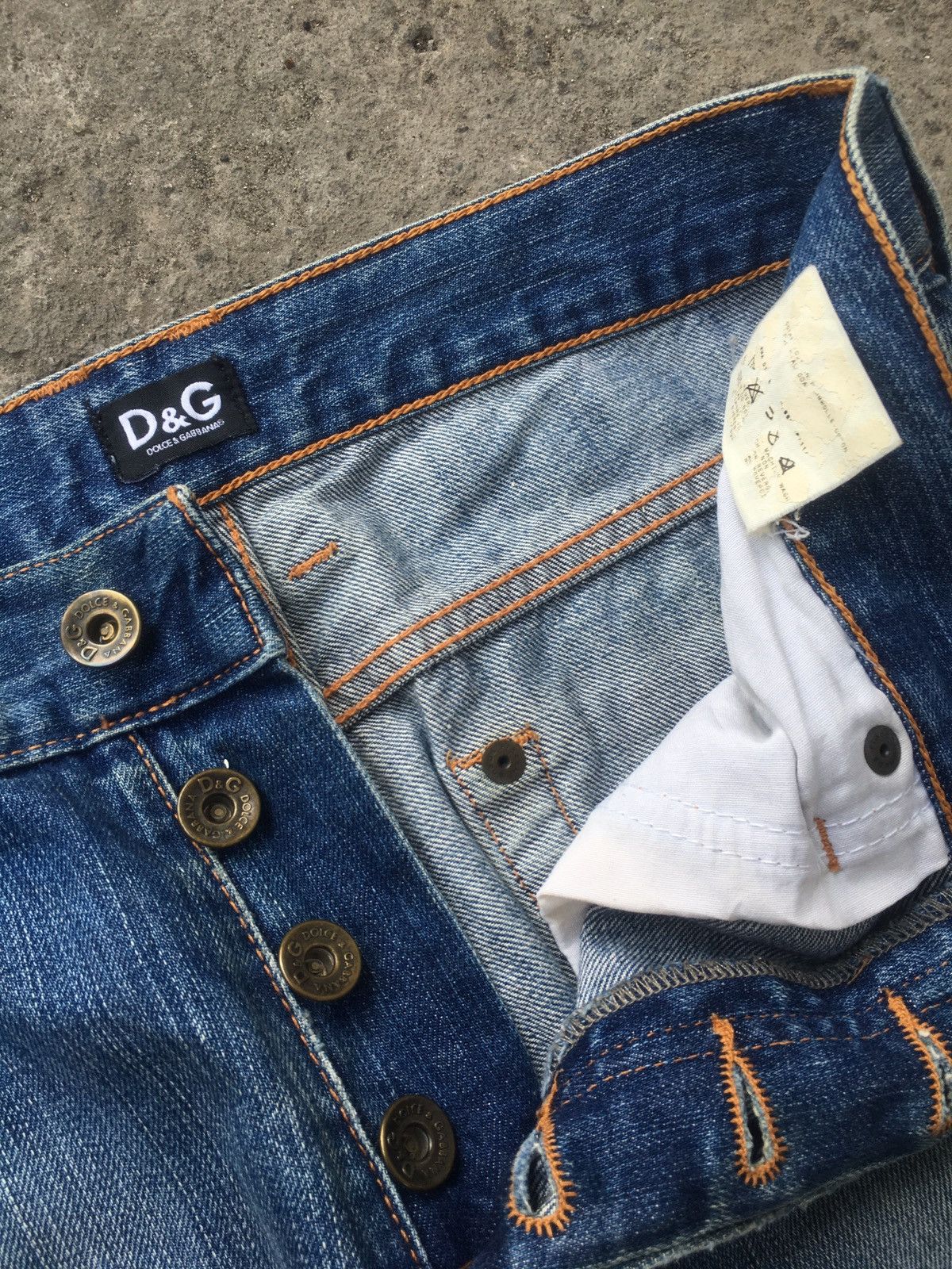 If Six Was Nine × Japanese Brand × Le Grande Bleu (L.G.B.) 🔥SEND OFFER🔥Vtg 90s Dolce & Gabbana Distressed Denim Pants Size US 31 - 7 Thumbnail