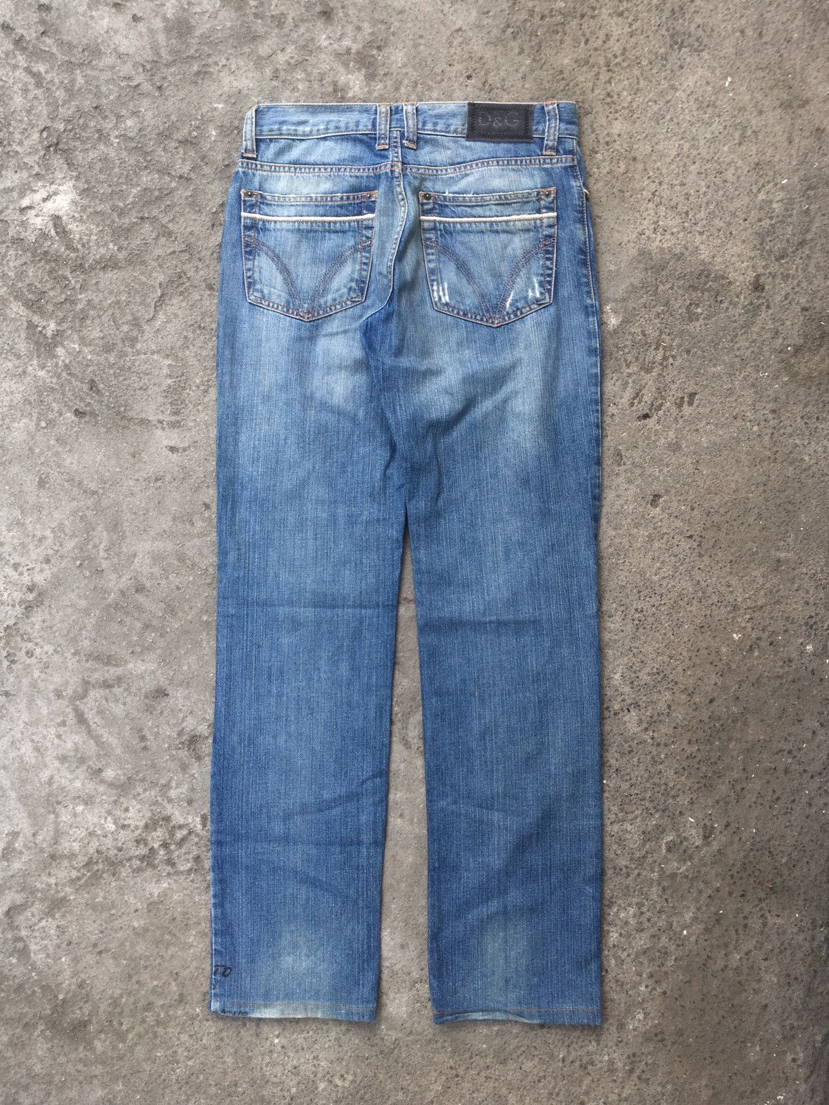 If Six Was Nine × Japanese Brand × Le Grande Bleu (L.G.B.) 🔥SEND OFFER🔥Vtg 90s Dolce & Gabbana Distressed Denim Pants Size US 31 - 2 Thumbnail
