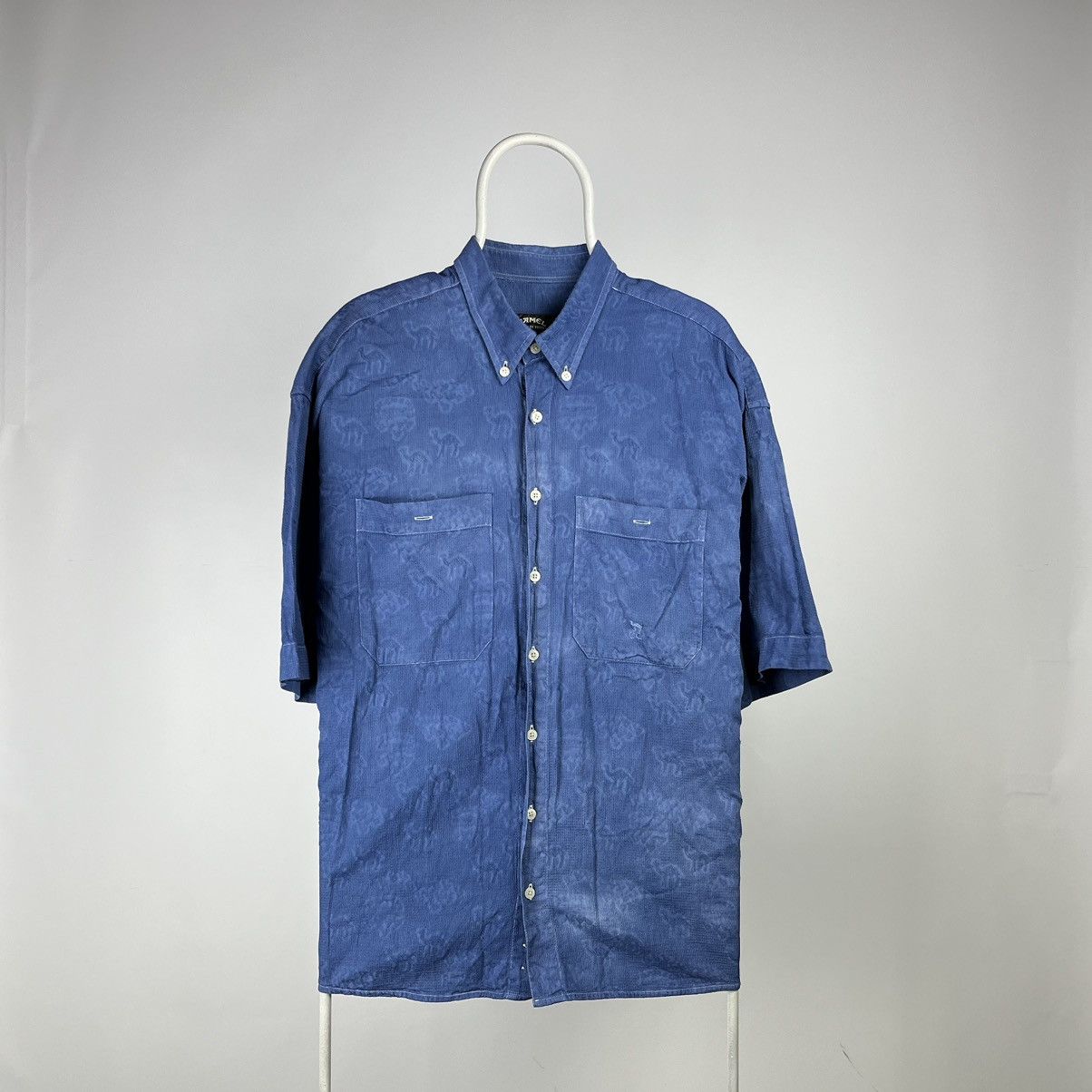 Camel Camel cigarettes shirt monogram size XLARGE vintage Size US XL / EU 56 / 4 - 1 Thumbnail