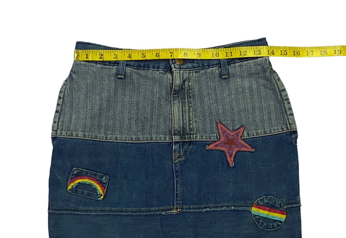 Hysteric Glamour Vintage Hysteric Glamour Denim Patchwork Long Skirt Size 27" / US 4 / IT 40 - 4 Thumbnail