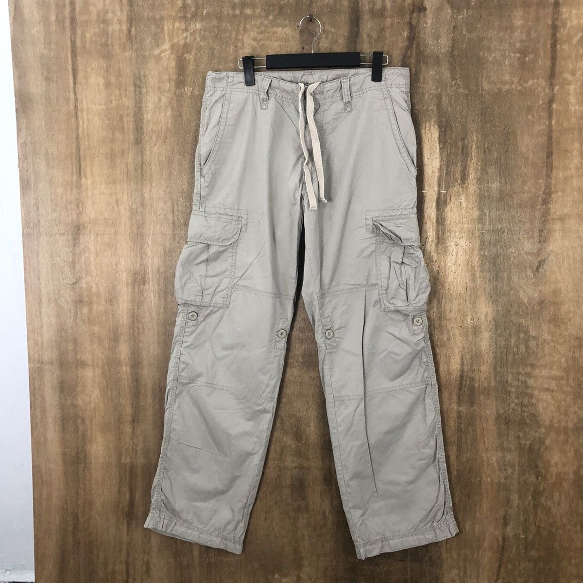 Japanese Brand Uniqlo Brown japan utility Multipocket Cargo pants #6275 Size US 32 / EU 48 - 1 Thumbnail